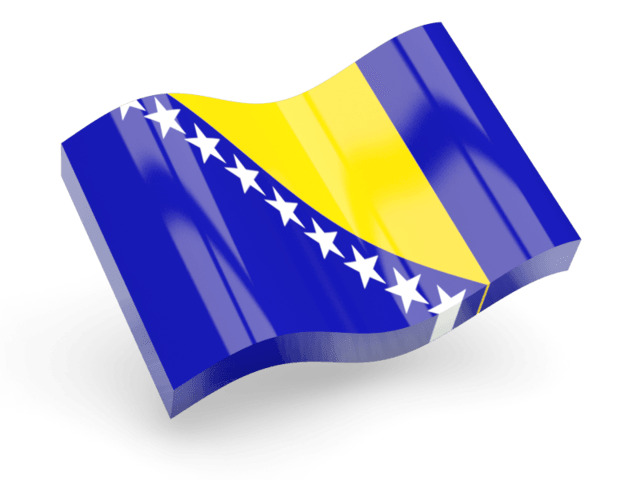 Bosnia Flag Icon Wave png icons