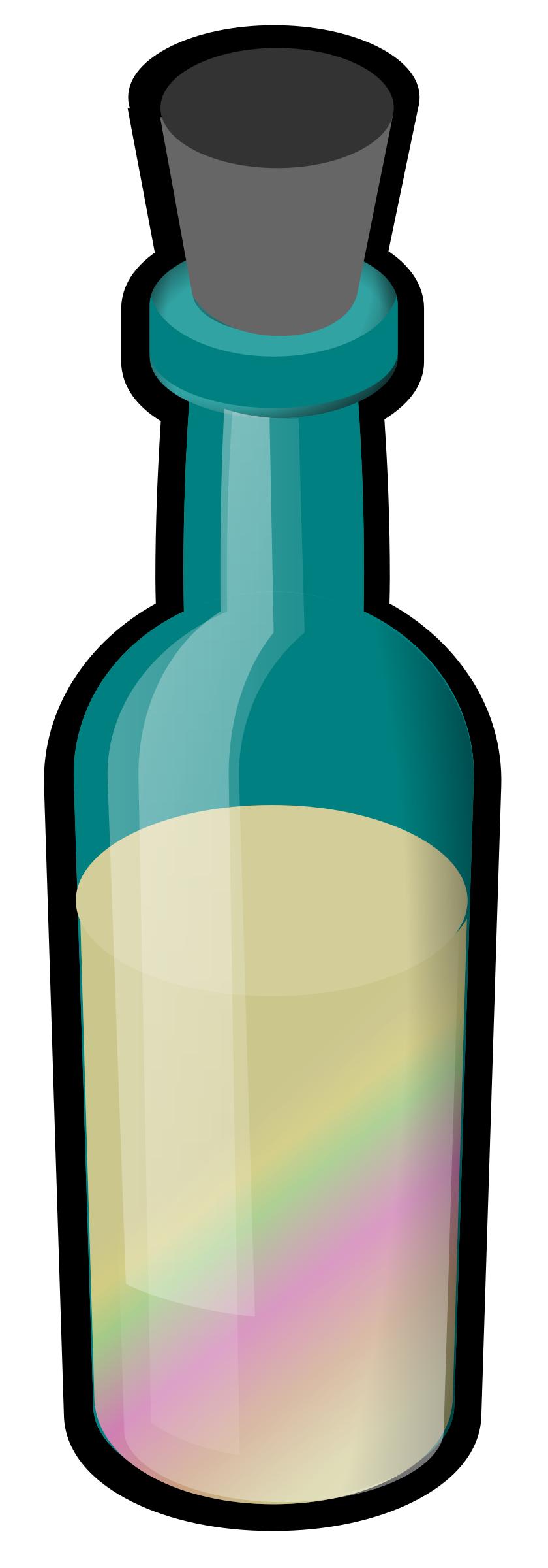 Bottle of Colored Sand png