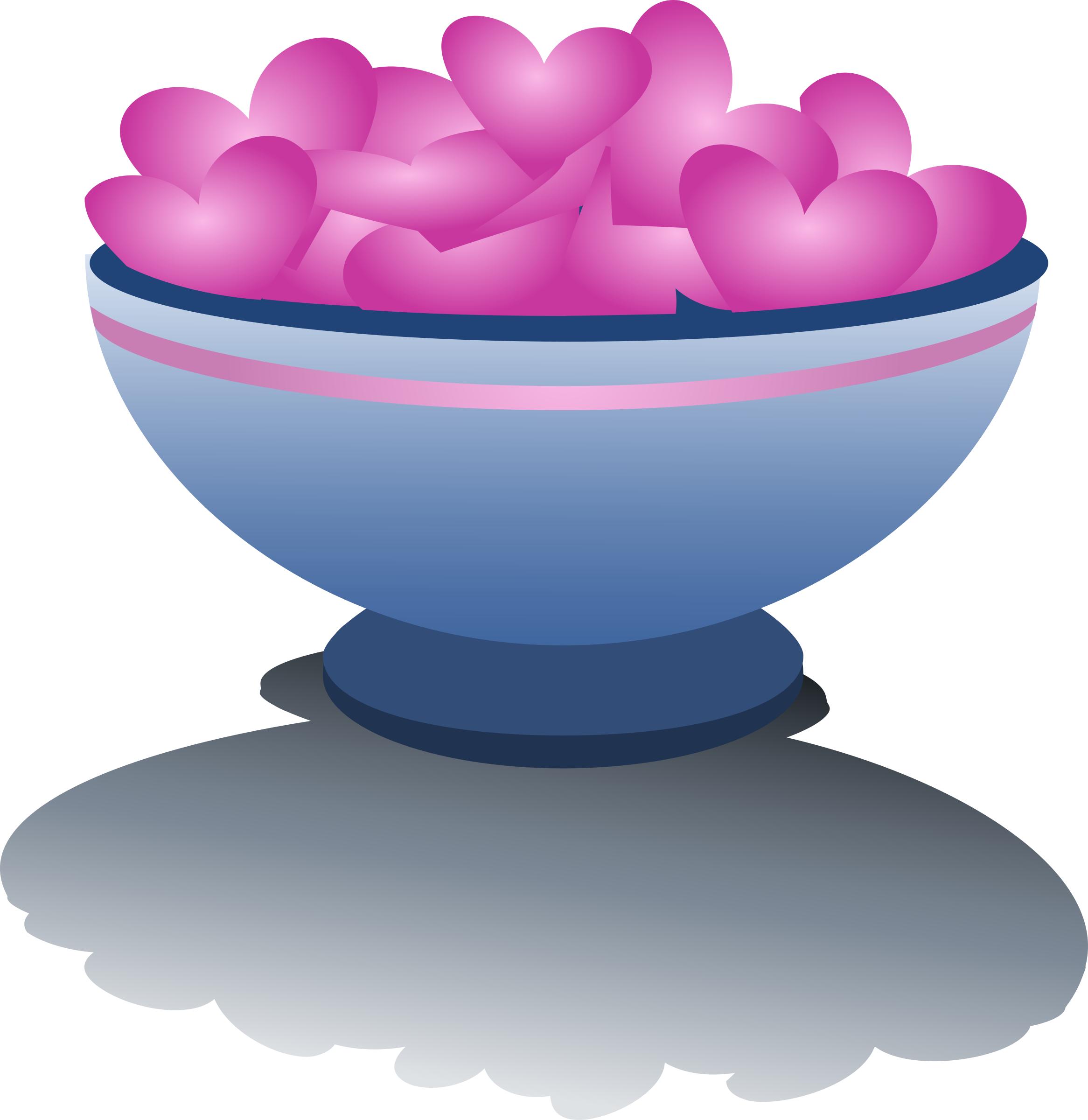 bowl with valentines png