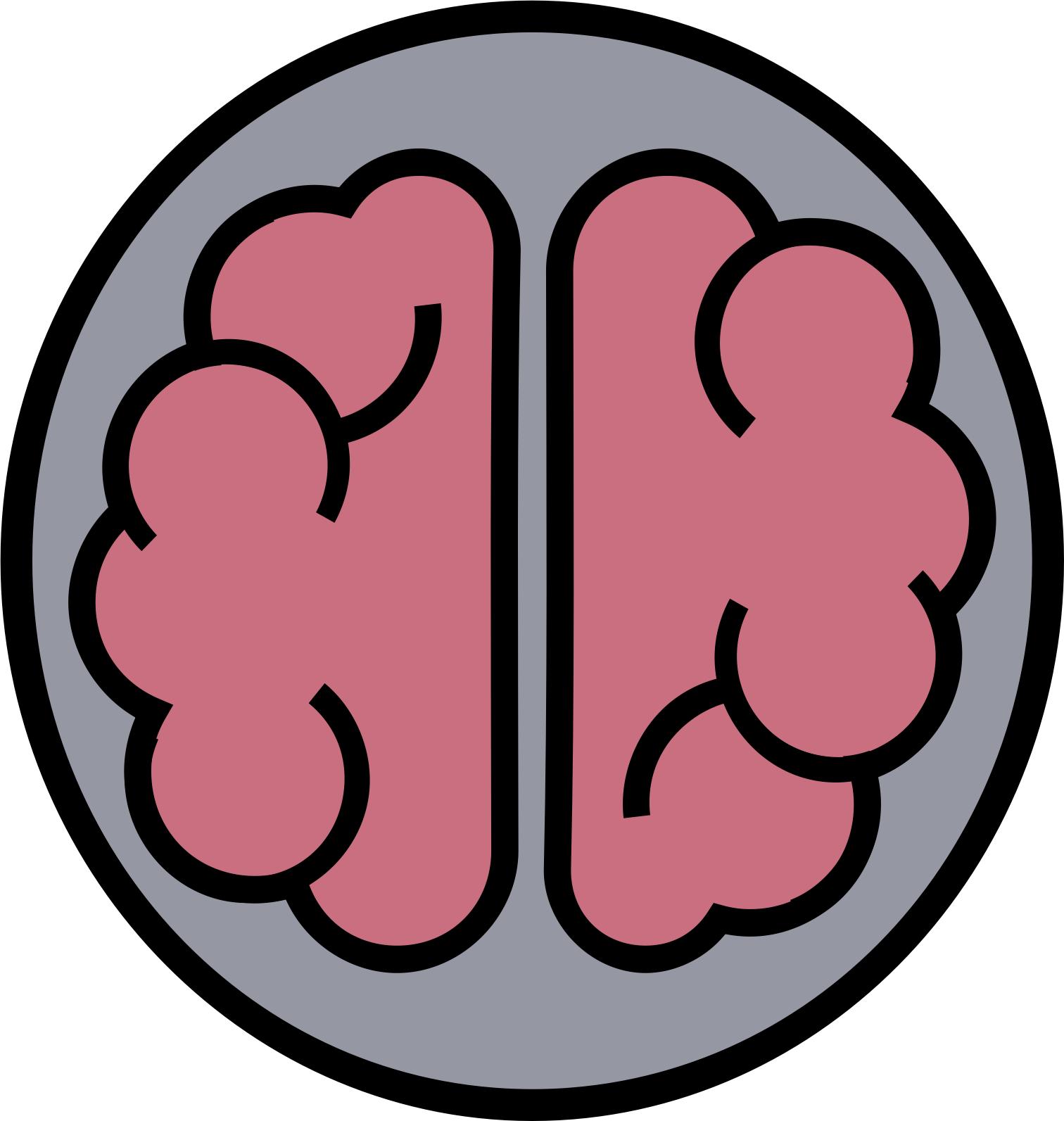 Brain Logo, Gehirn png