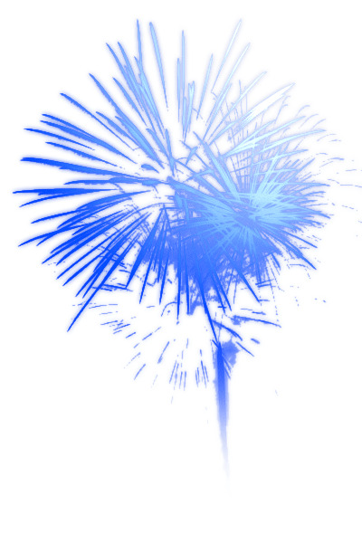 Bright Blue Fireworks png icons