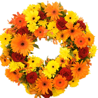 Bright Funeral Wreath png icons