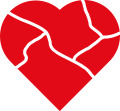 Broken Heart Symbol icons