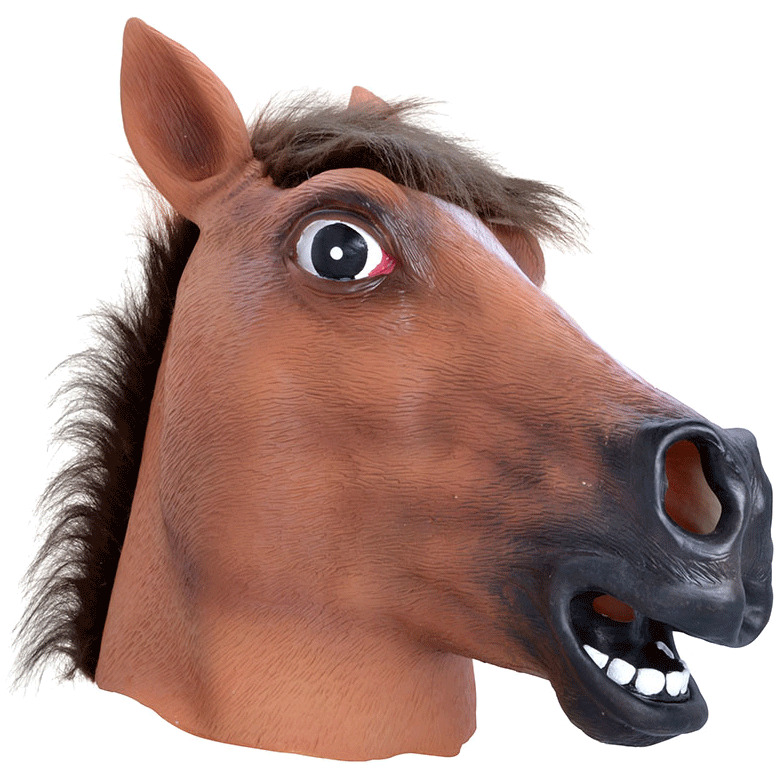 Brown Horse Mask png