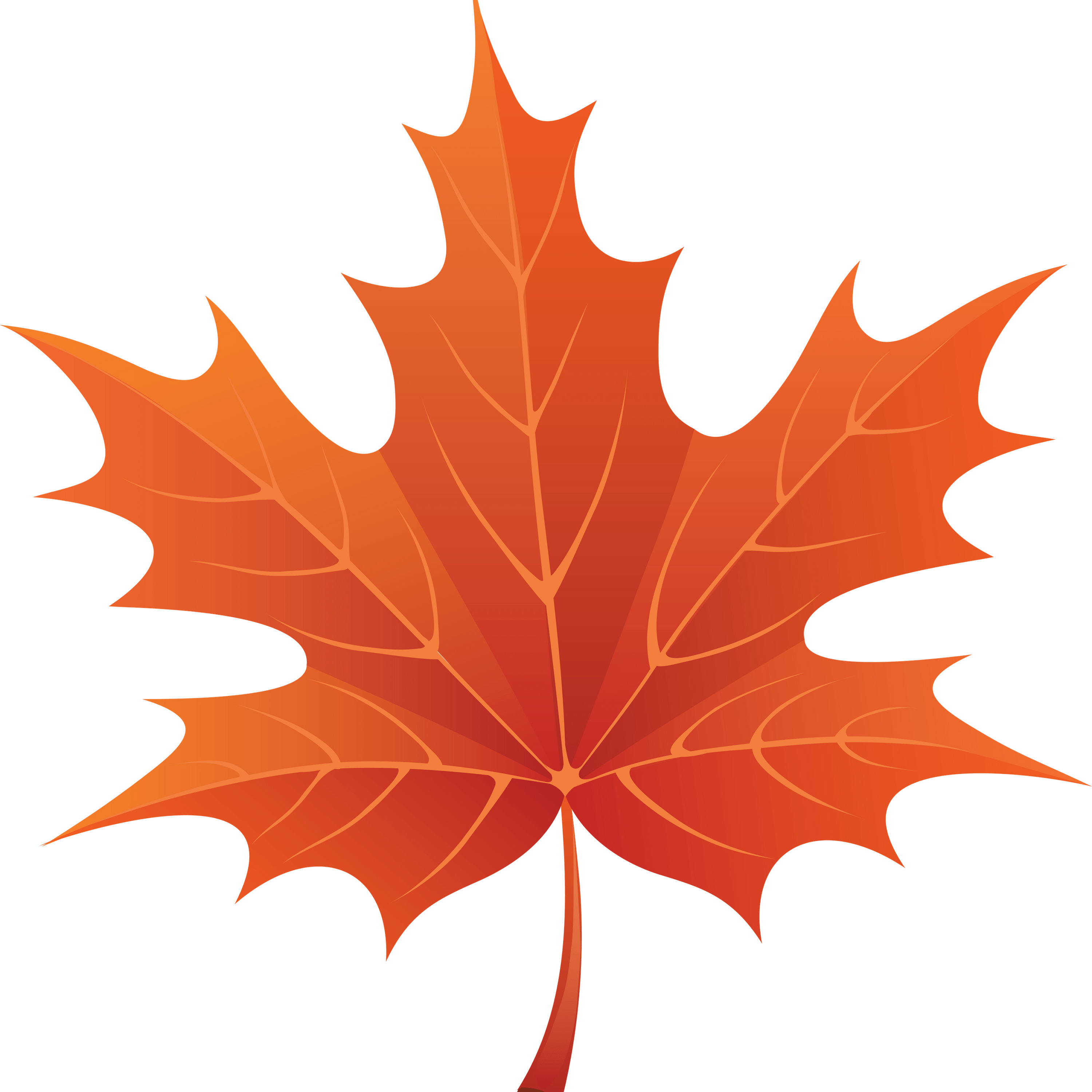 Brown Maple Leaf icons