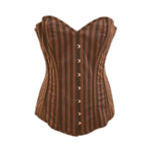 Brown Striped Corset png icons