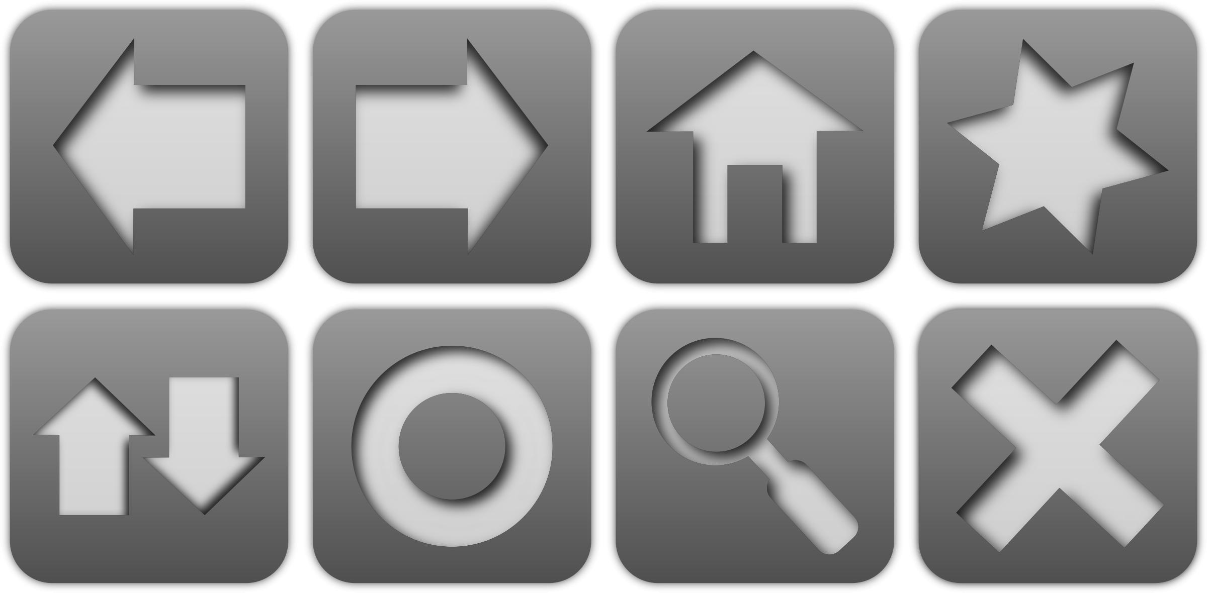 Browser icon set png