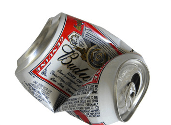 Budweiser Crushed Can png icons