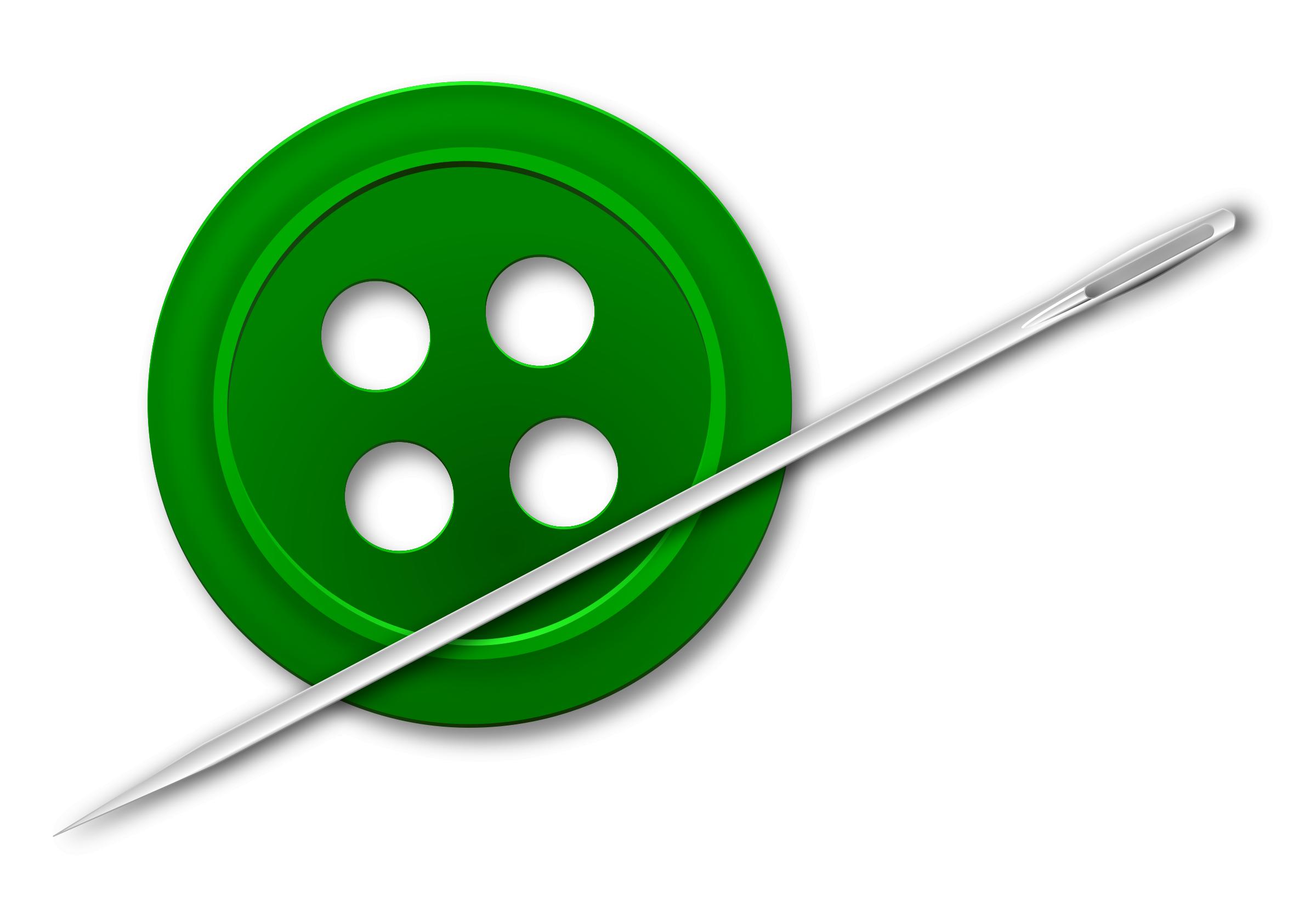 Button and Needle png