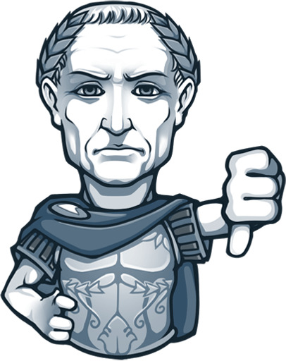Caesar Sticker Thumb Down png icons