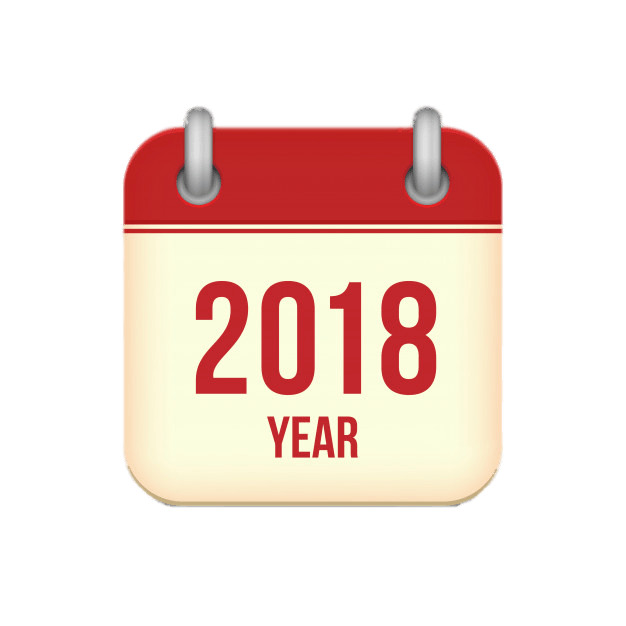 Calendar 2018 icons