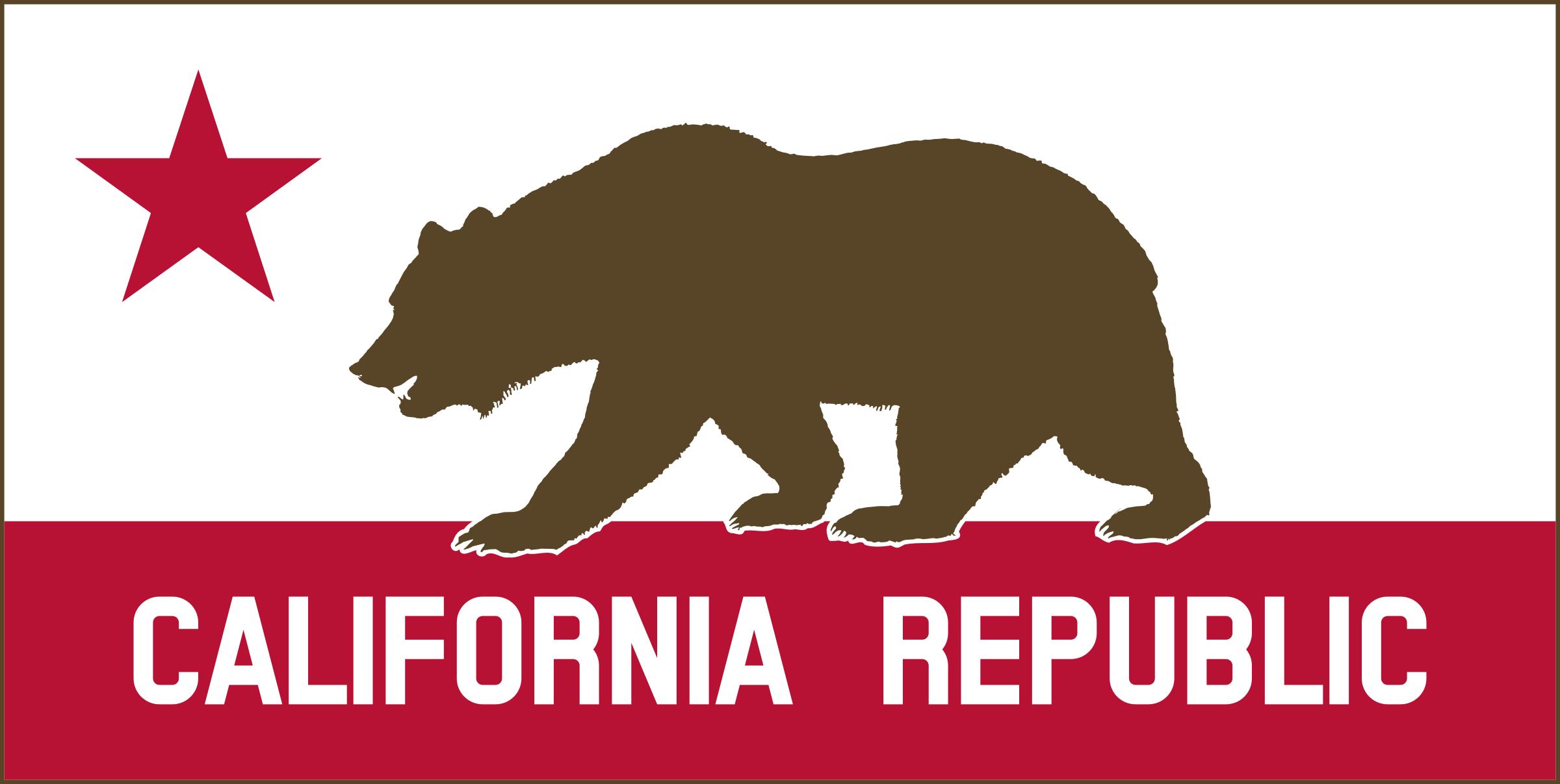 California Banner icons