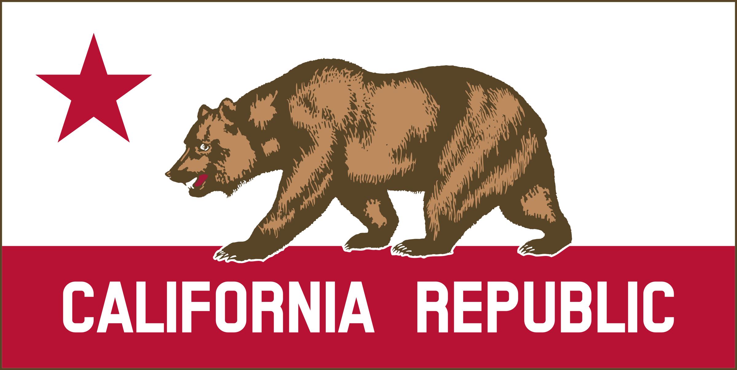 California Banner Clipart A png