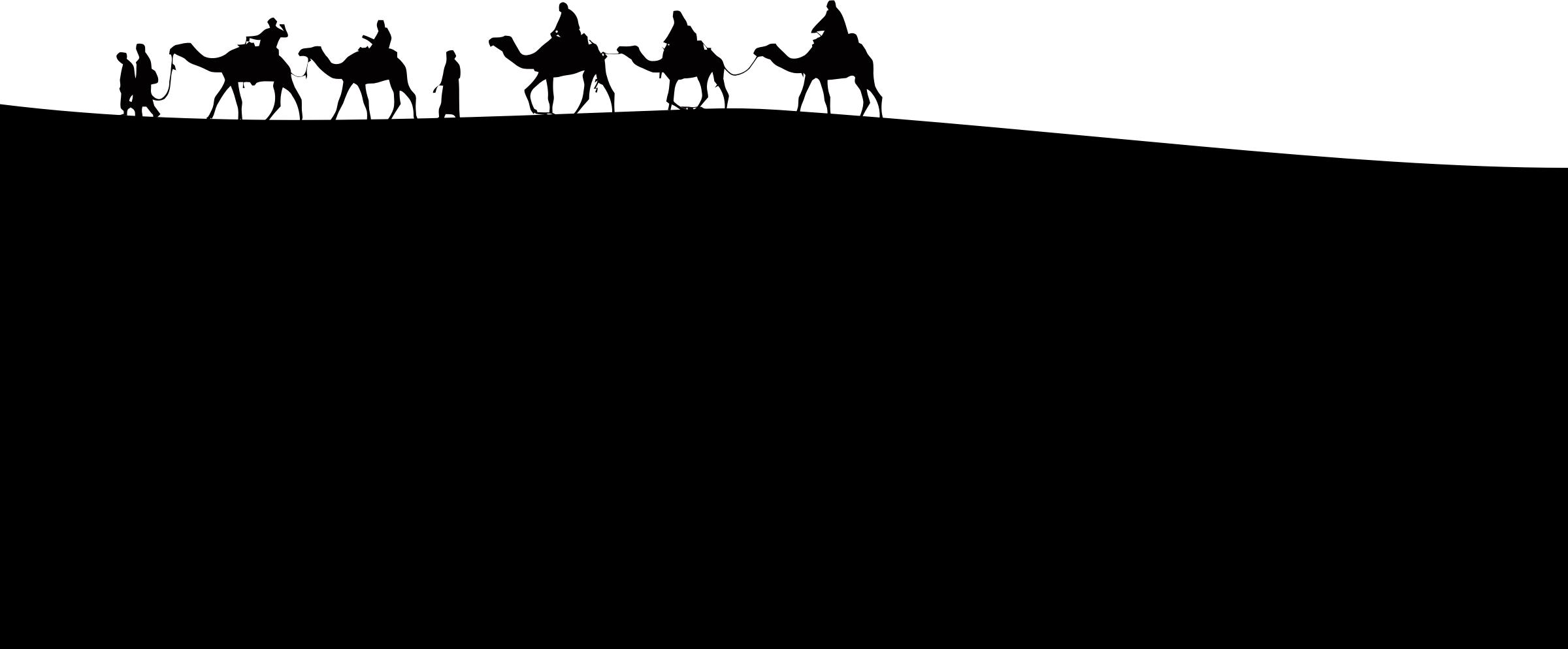 Camels Caravan Silhouette png
