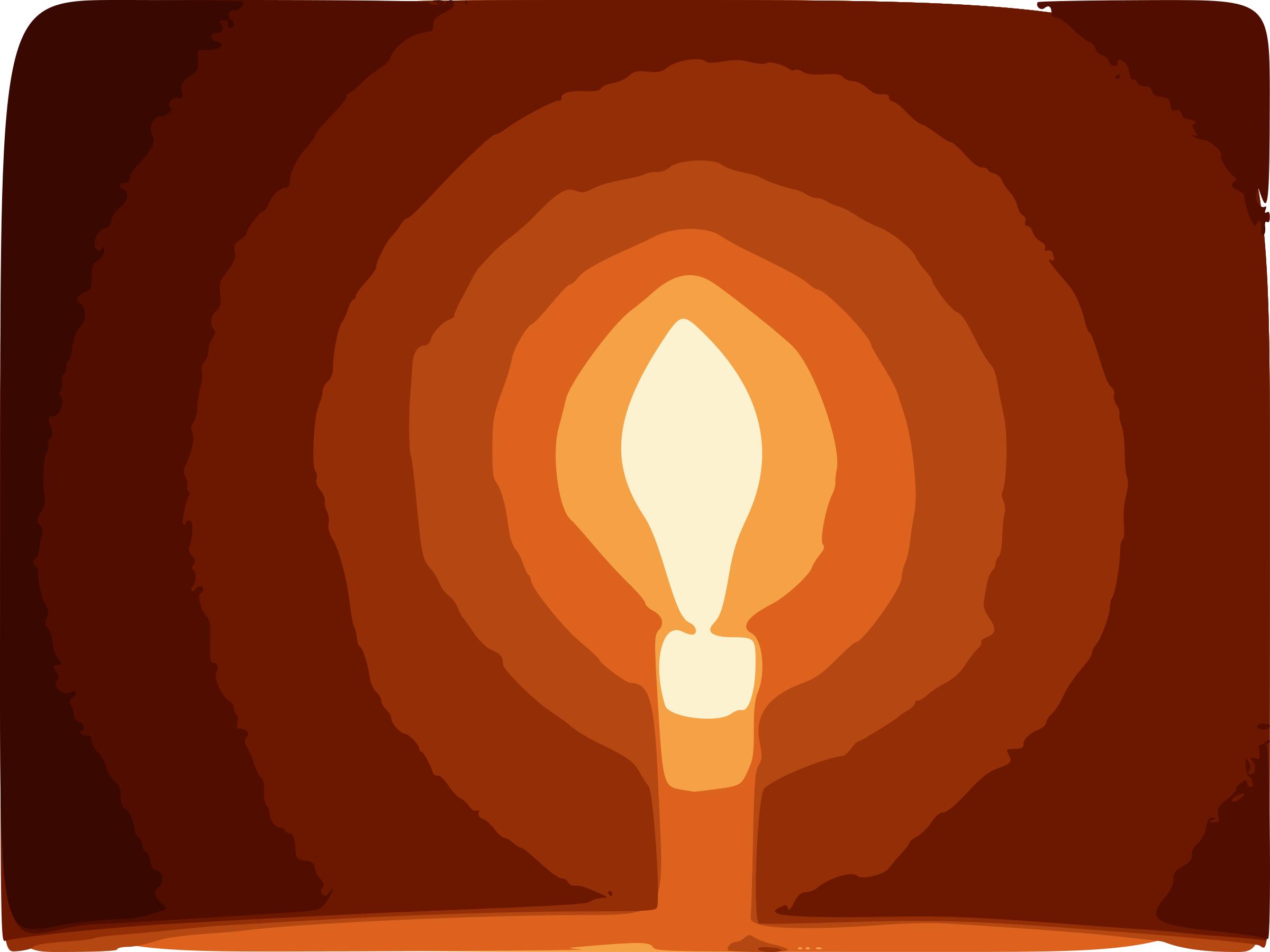 Candle on Table png