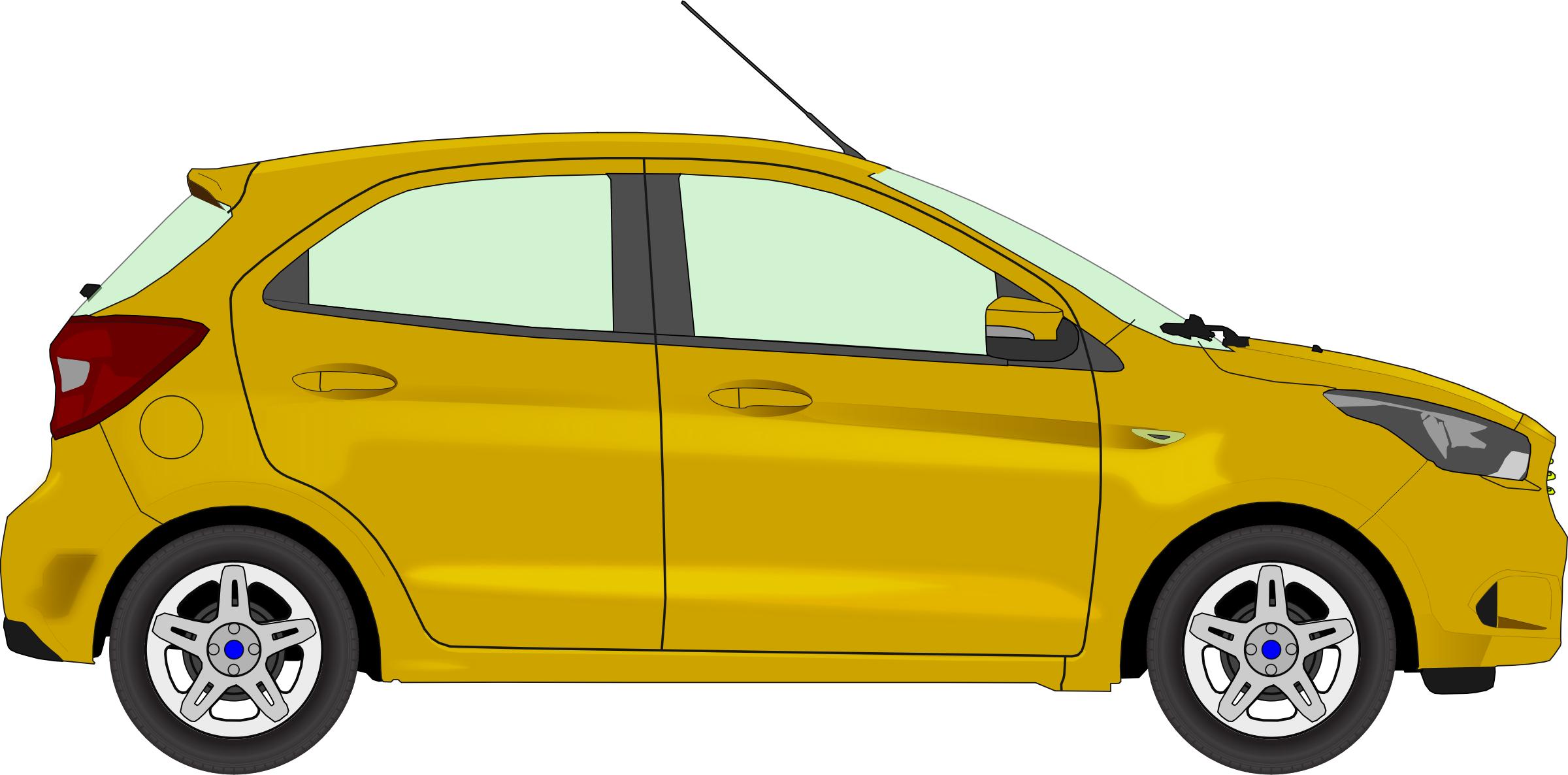 Car 13 (yellow) png