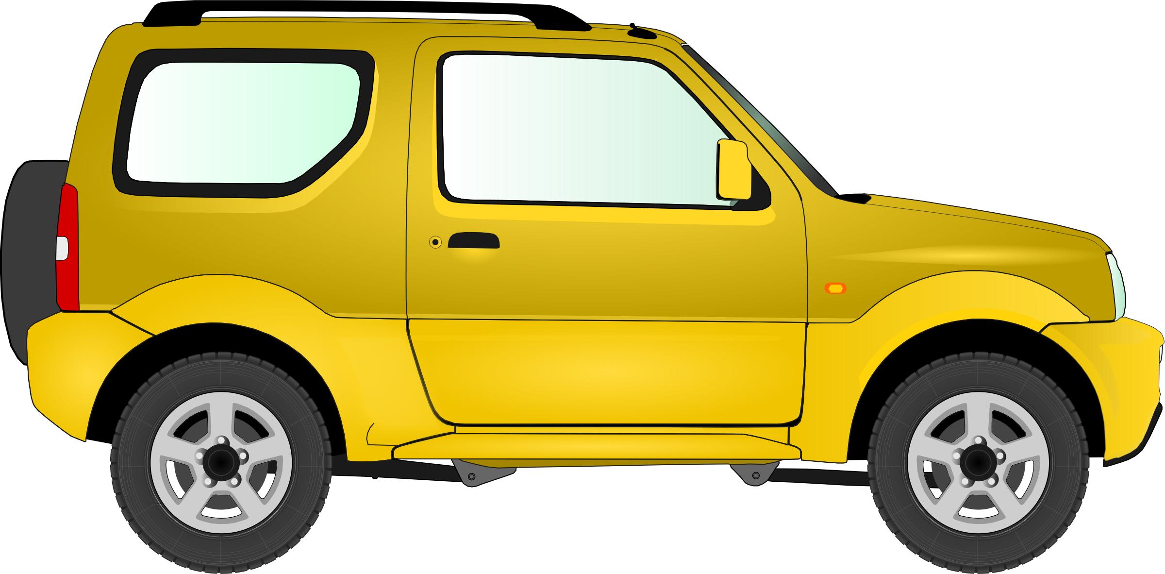 Car 15 (yellow) png