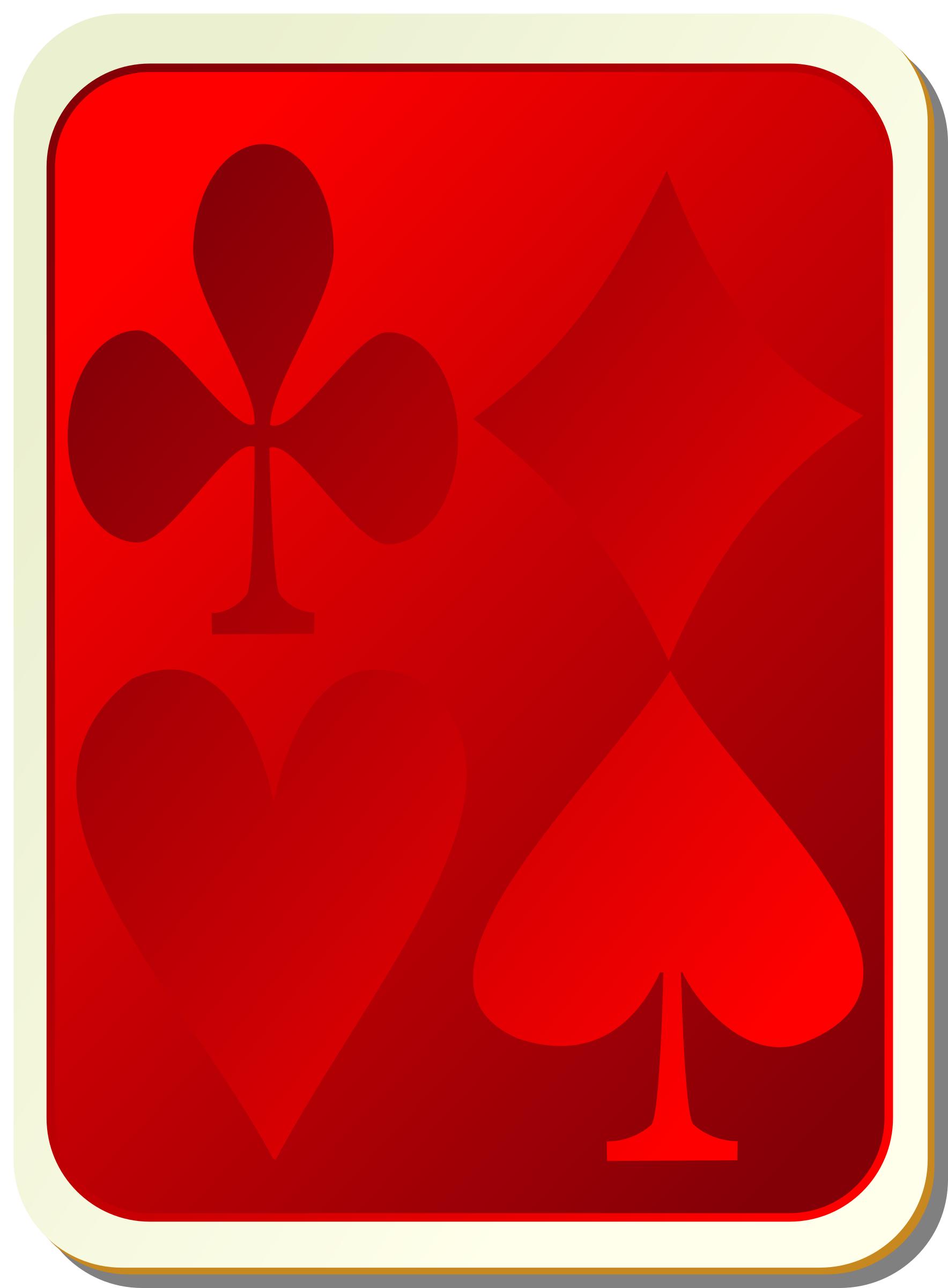 Card backs: suits red png