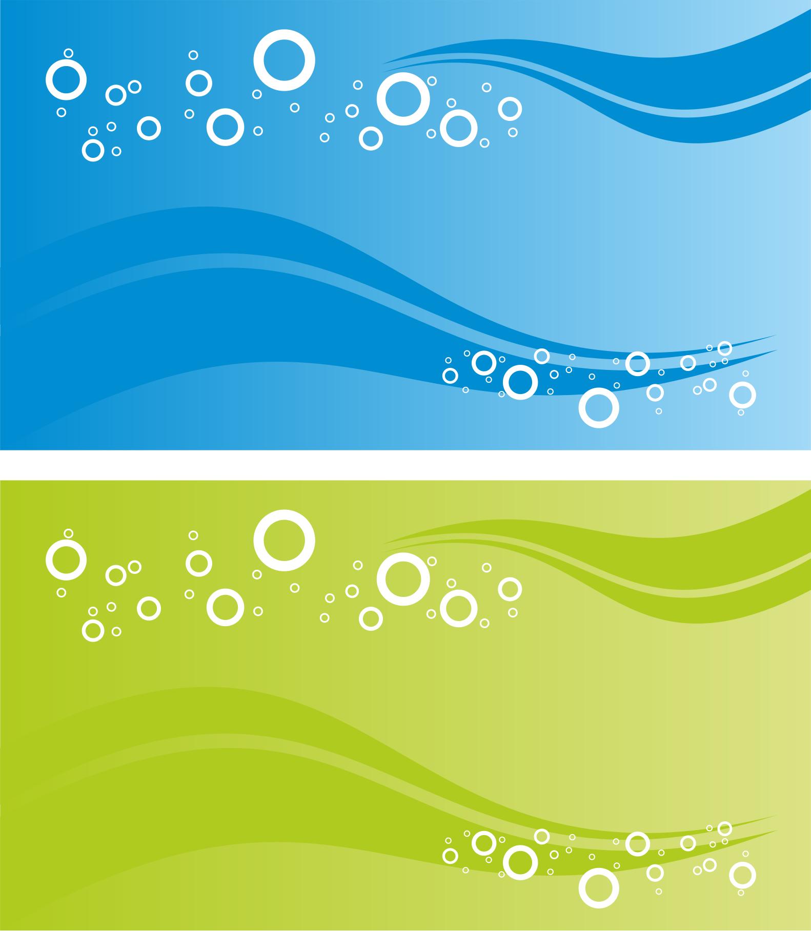 Card with waves png