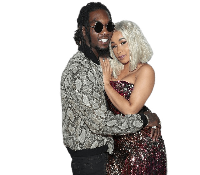 Cardi B and Offset icons