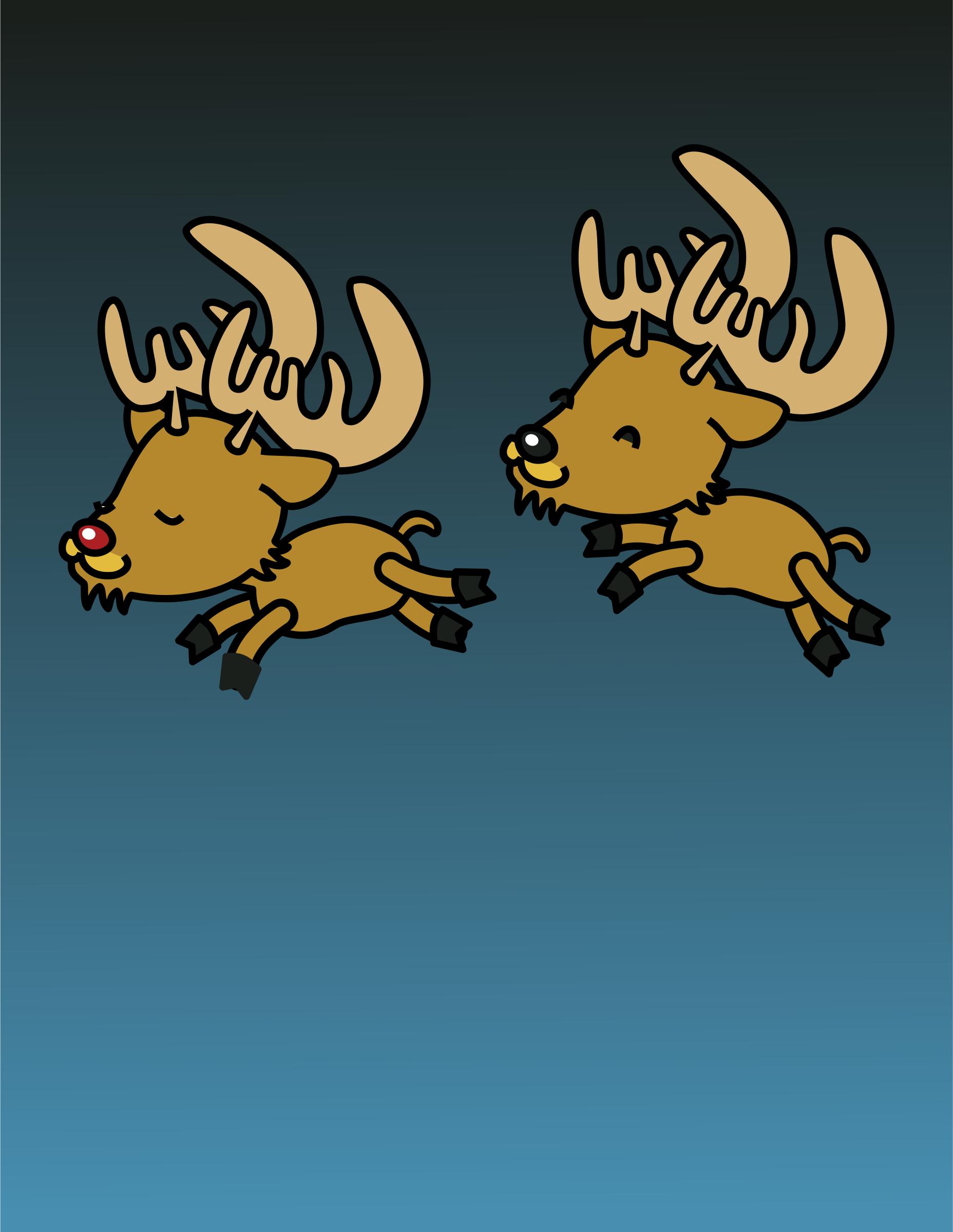 Caribou colored png