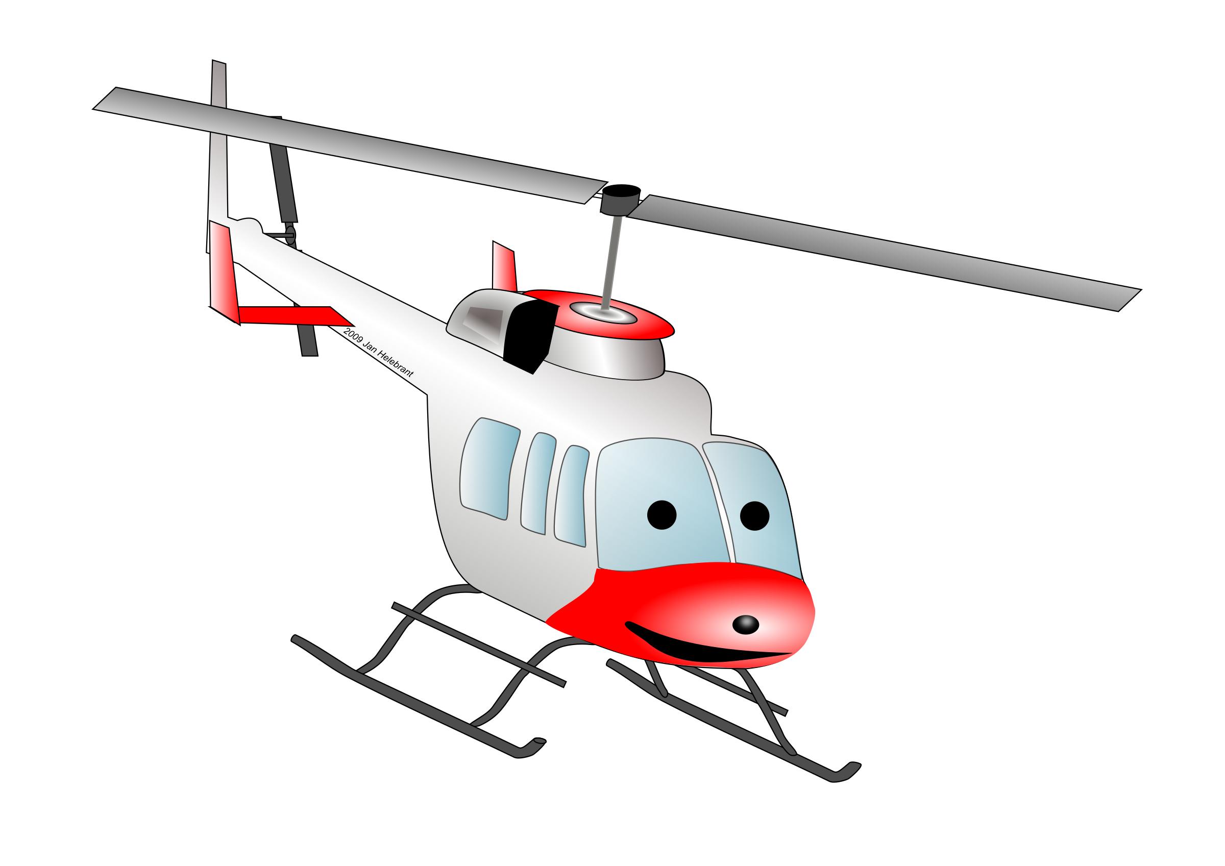 Cartoon Bell helicopter png