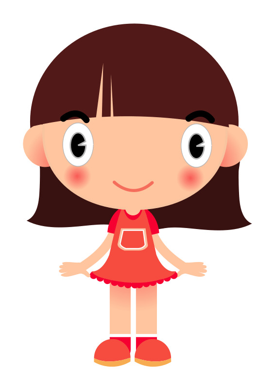 Cartoon Girl Dress icons