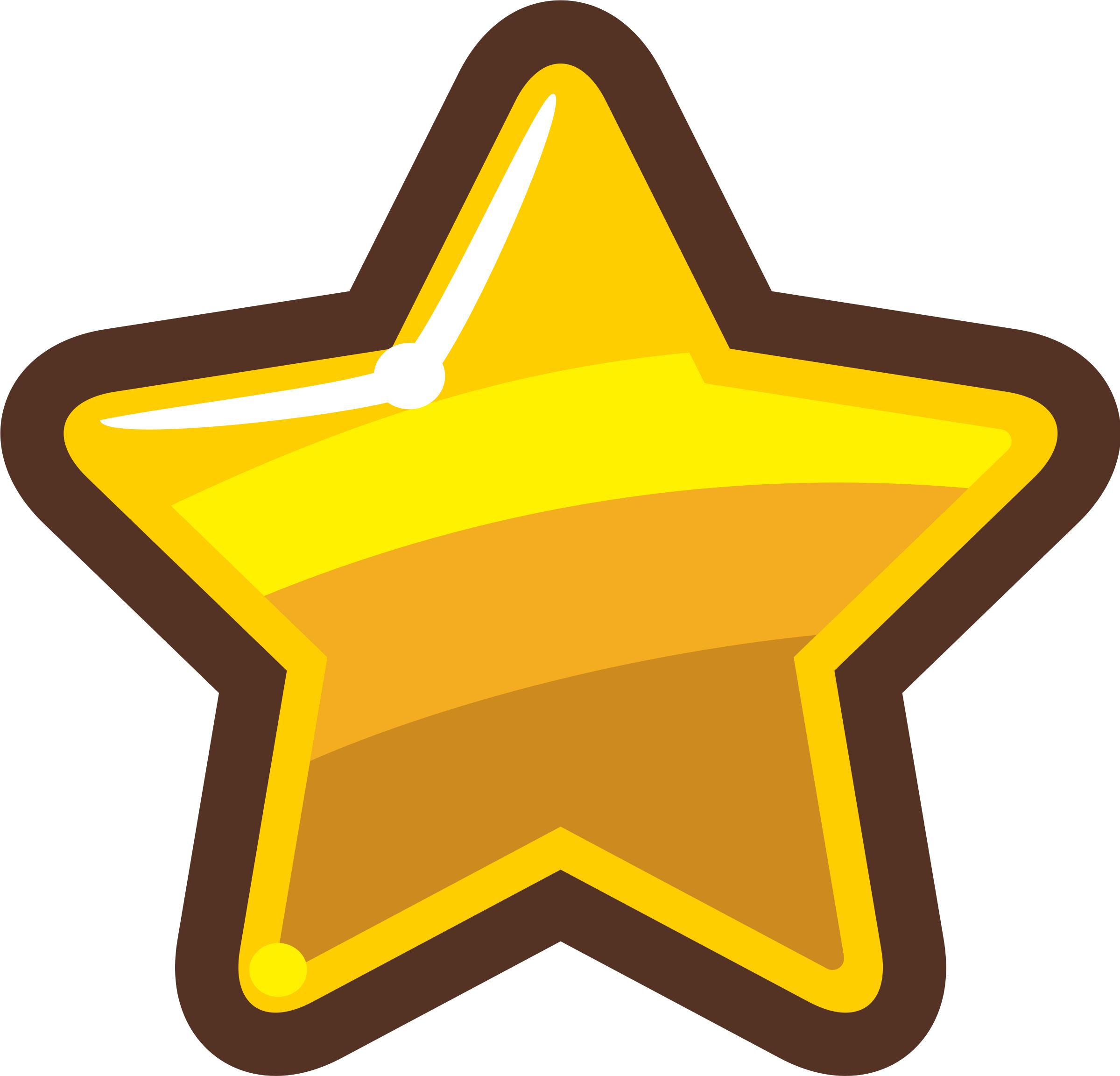 Cartoon Gold Star Icons PNG - Free PNG and Icons Downloads
