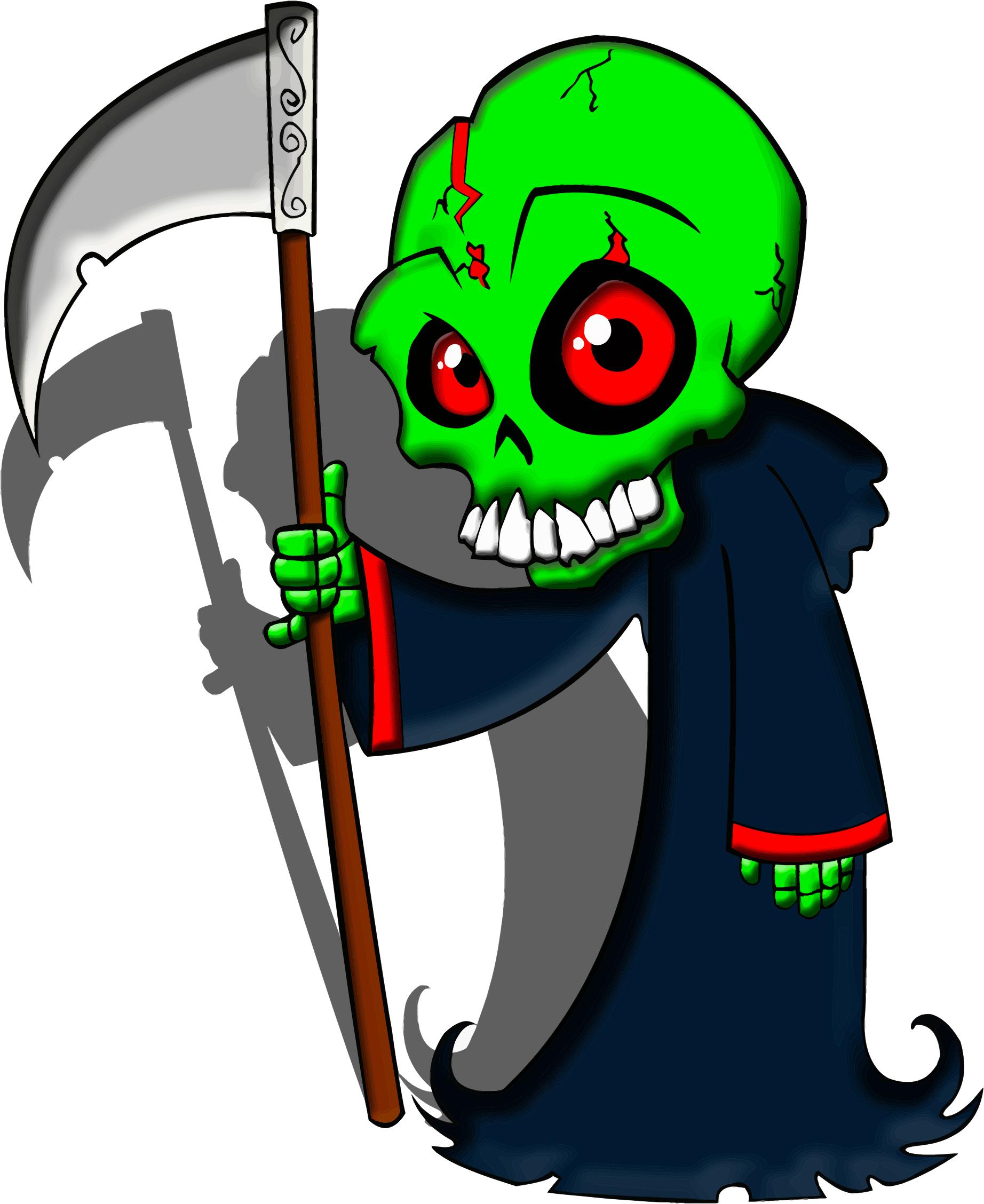 Cartoon Grim Reaper png