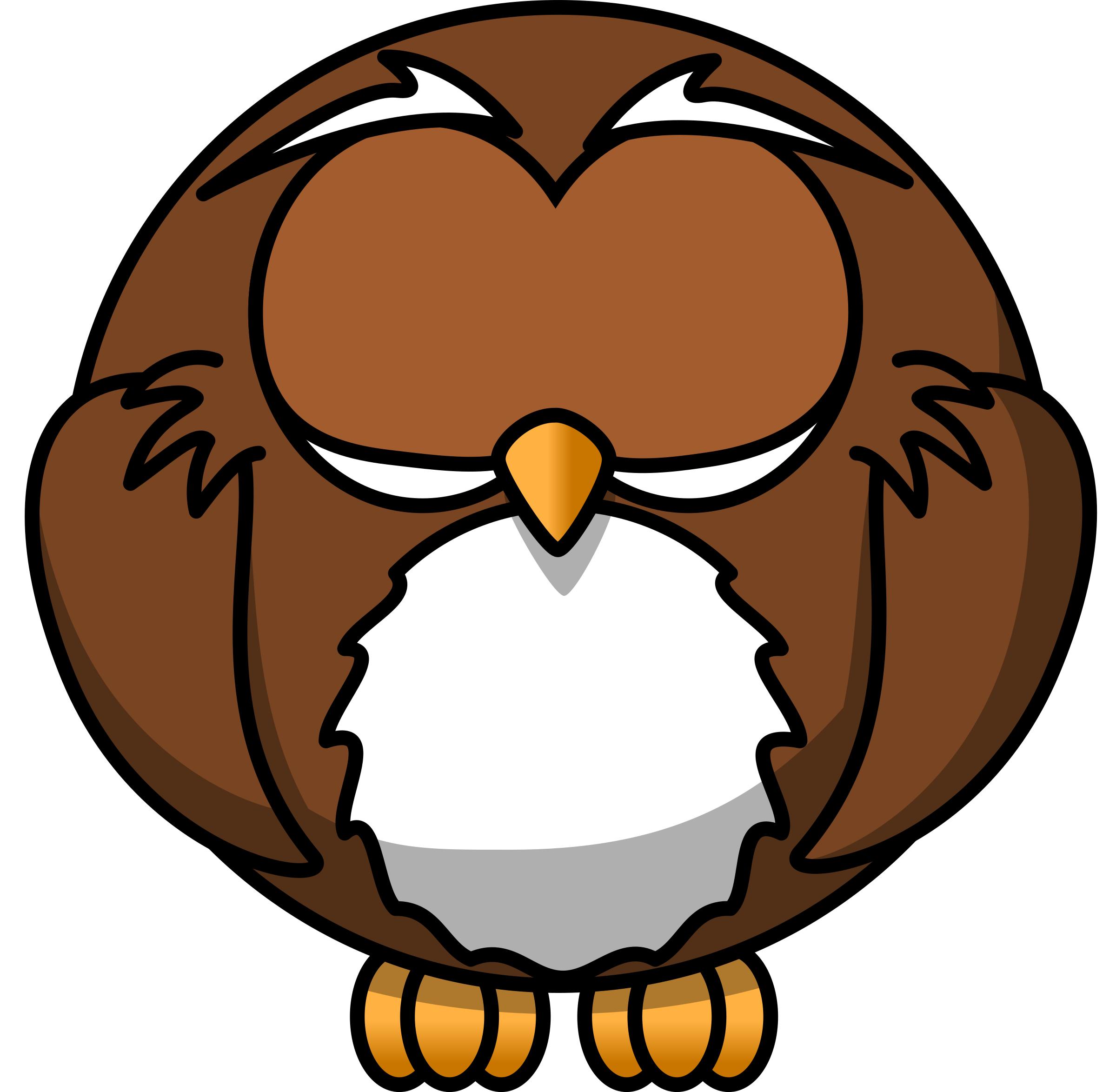 Cartoon owl - asleep Icons PNG - Free PNG and Icons Downloads