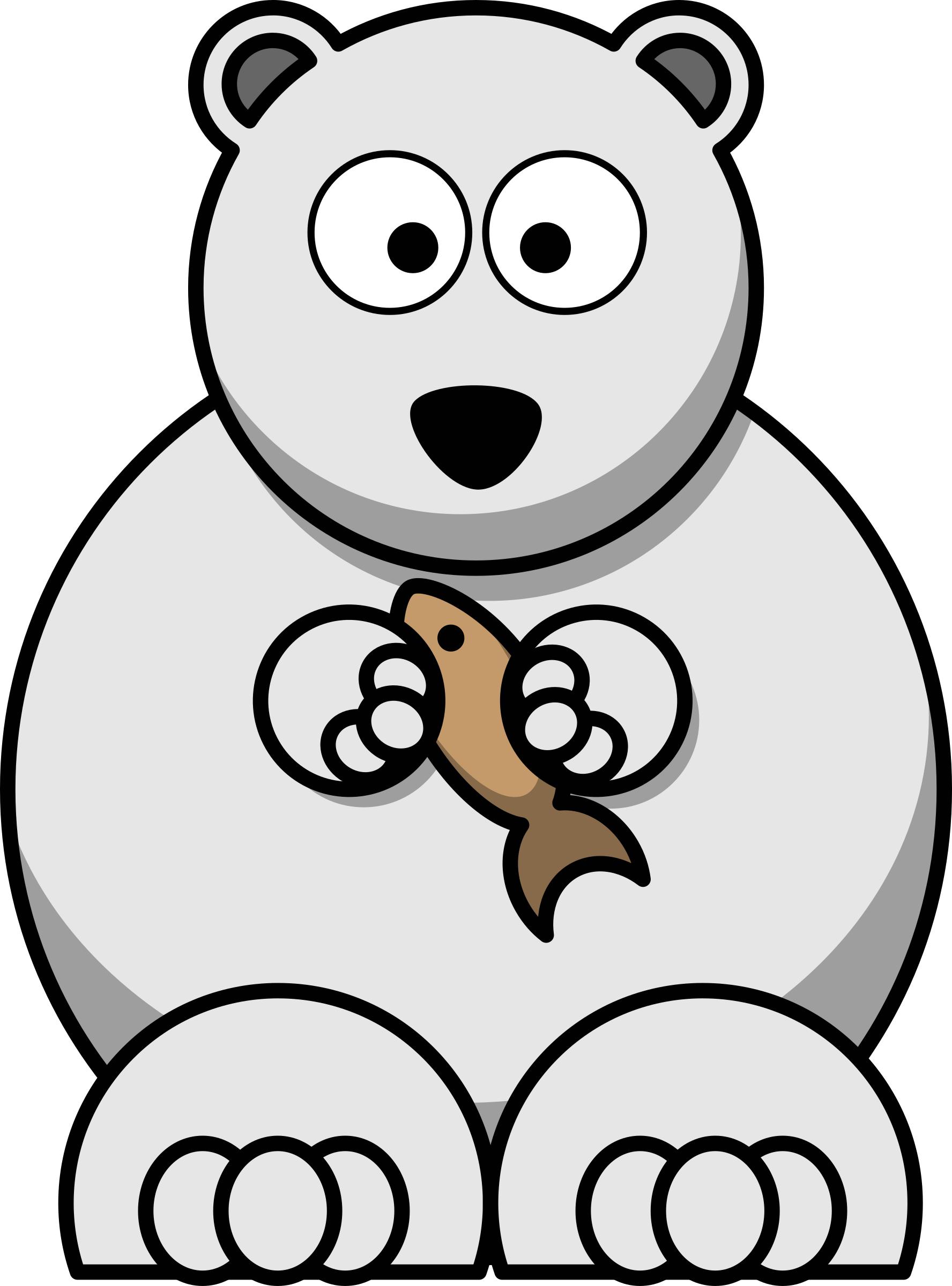 Cartoon Polar Bear png