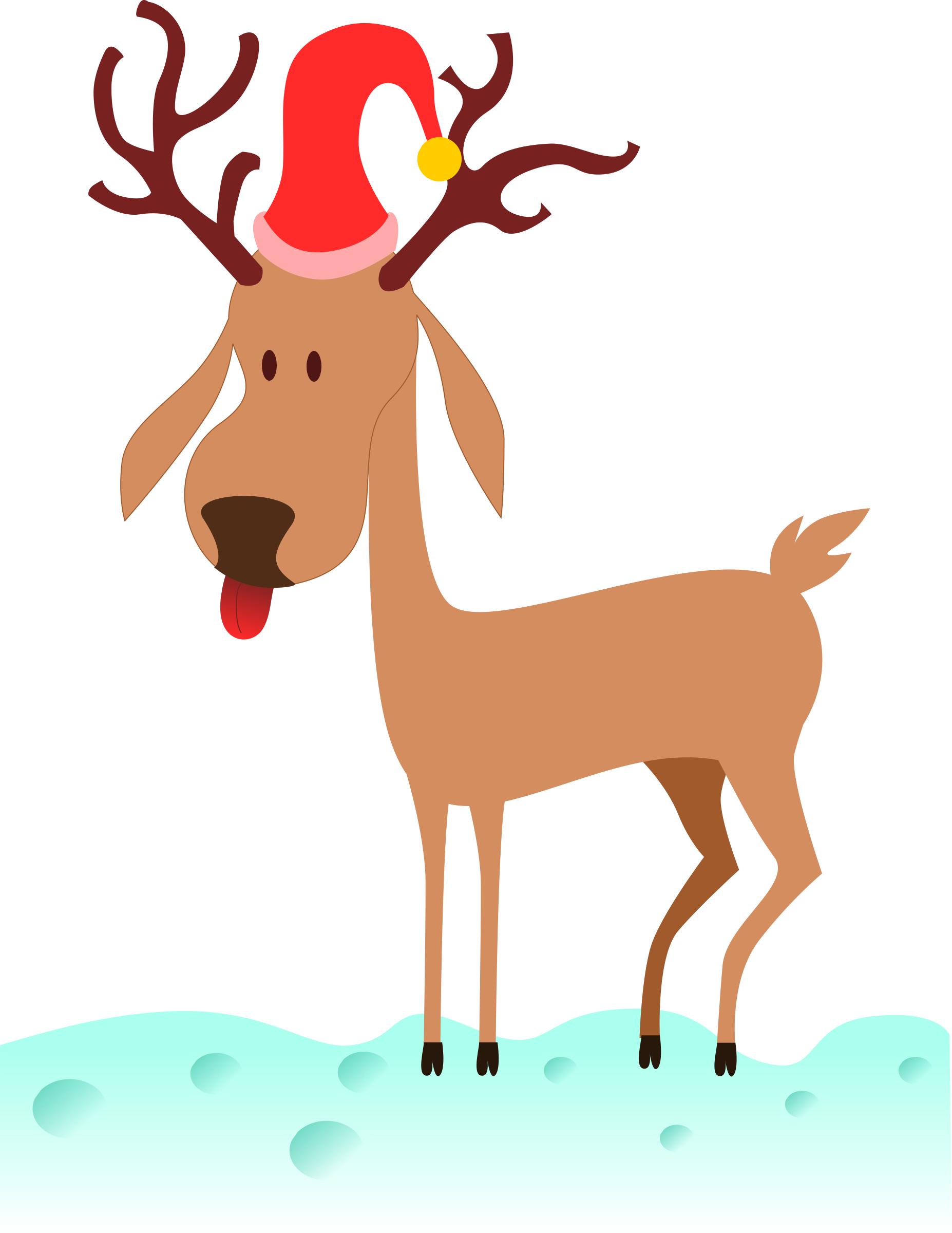 cartoon reindeer png