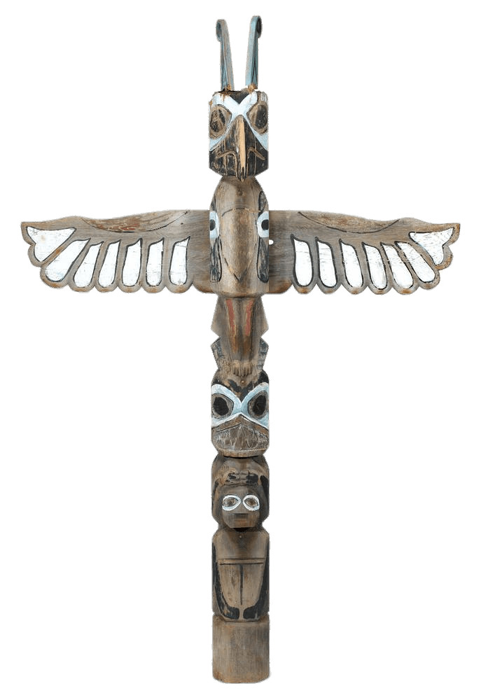 Carved and Painted Totem Pole png icons