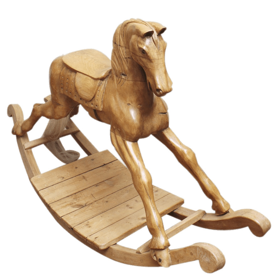 Carved Oak Rocking Horse png icons