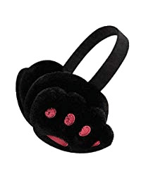 Cat Paw Black Earmuffs png icons