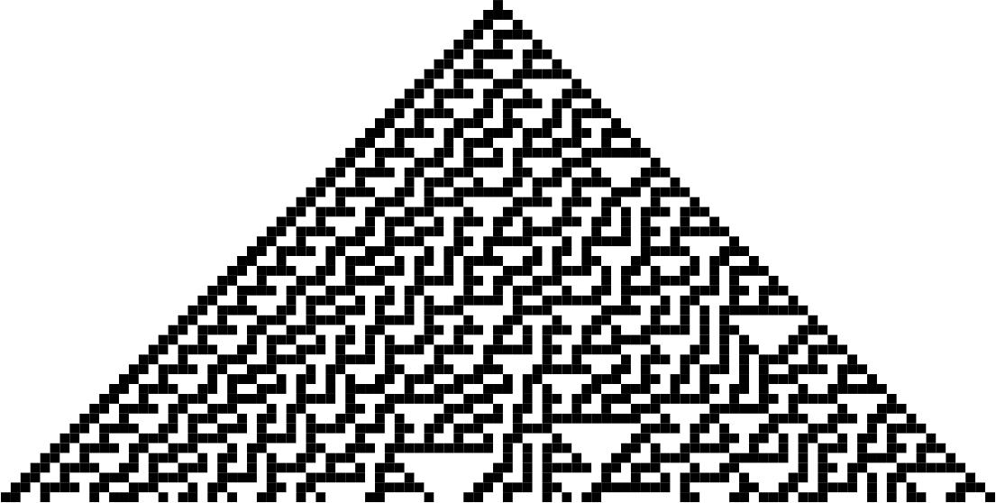 Cellular Automata - Rule 30 png