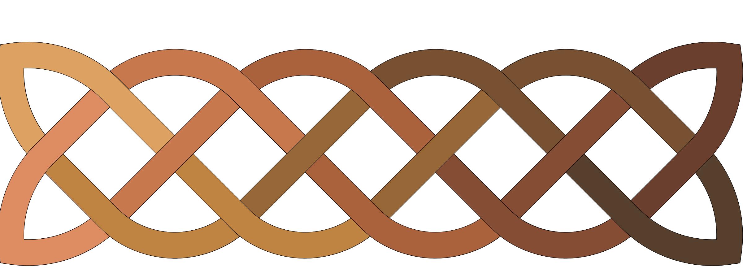 Celtic knot 2D design PNG icons