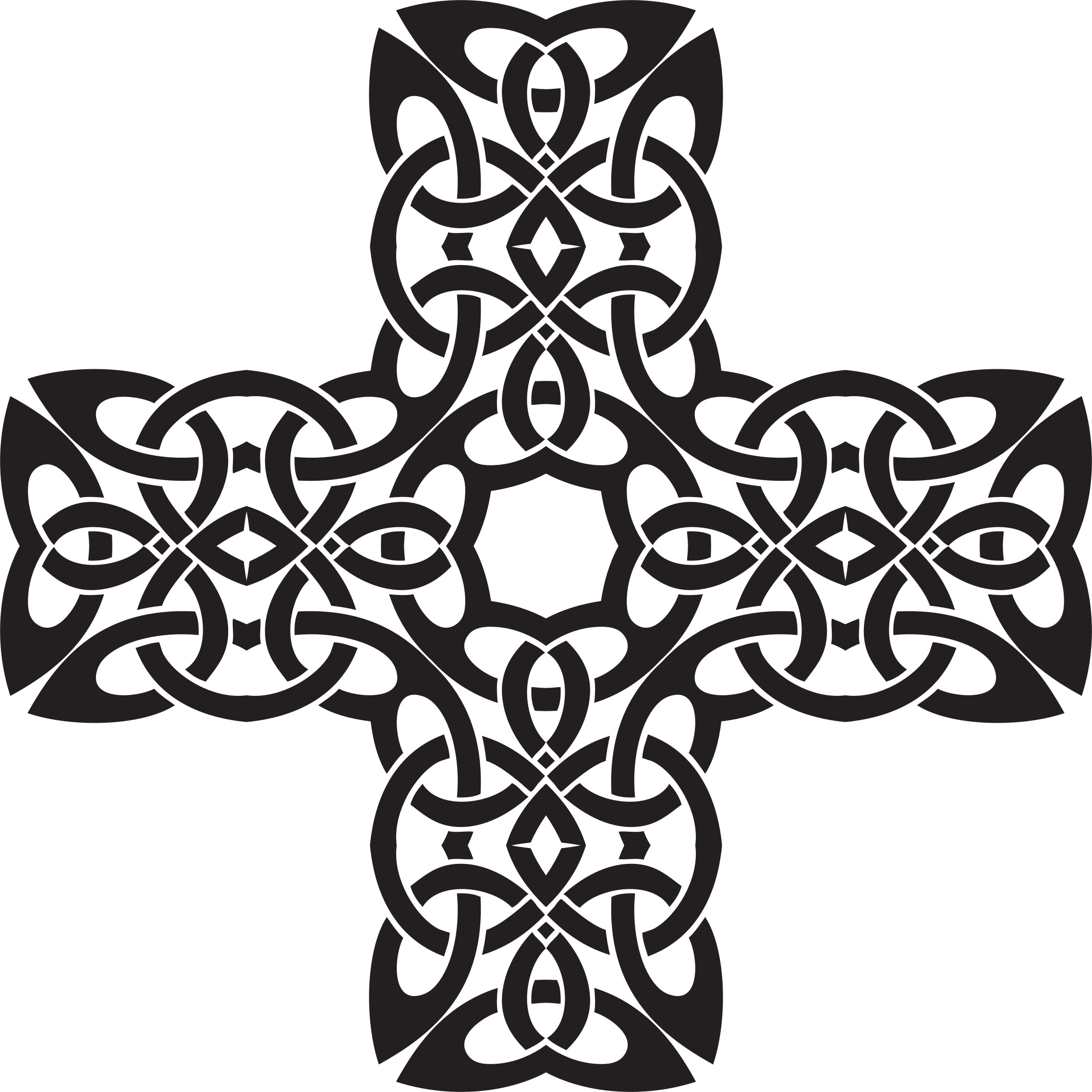 Celtic Knot Cross PNG icons