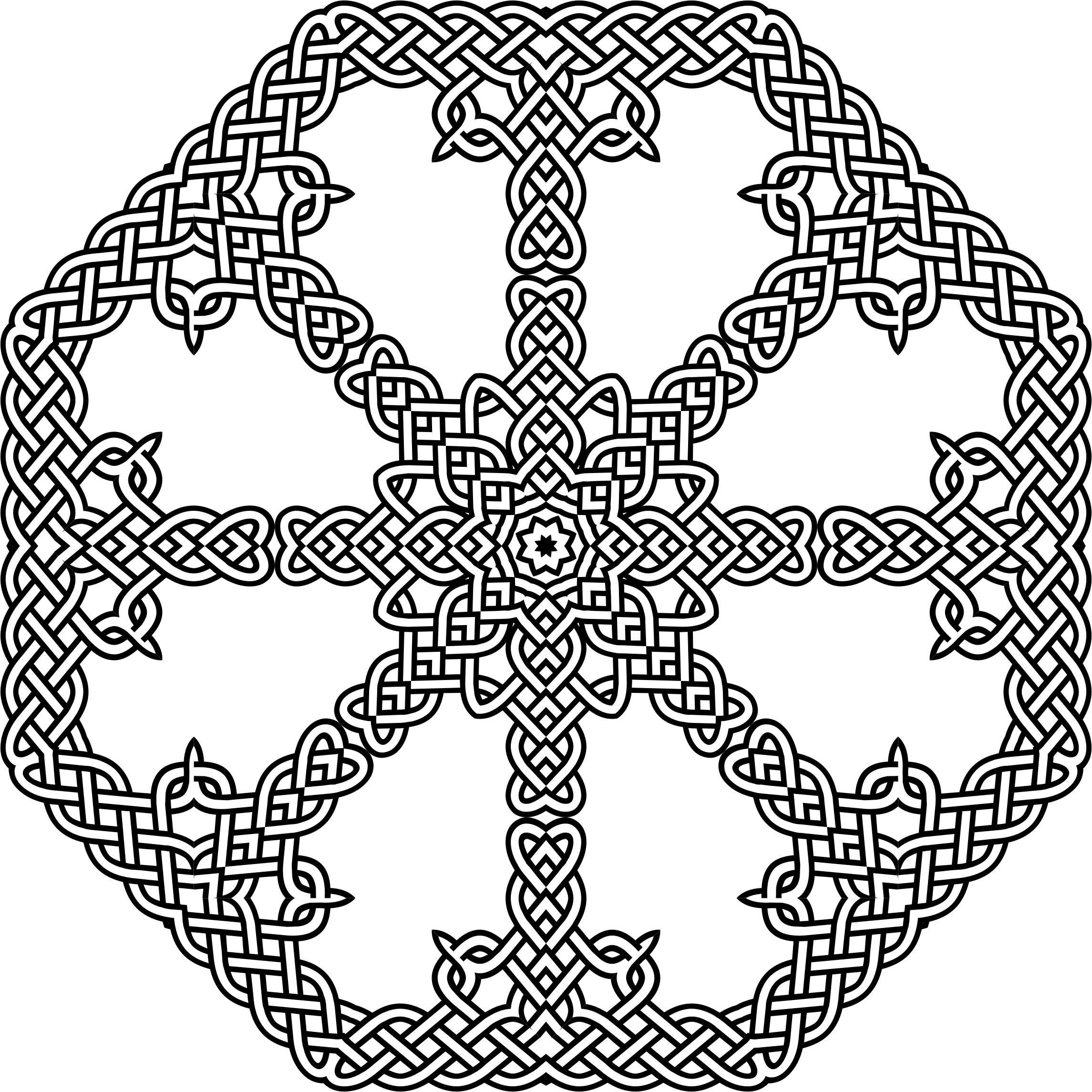 Celtic Knot Octagon png