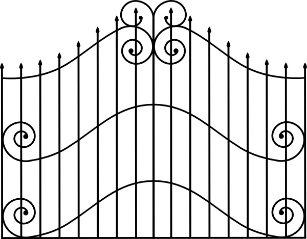 Cemetery Iron Gate icons