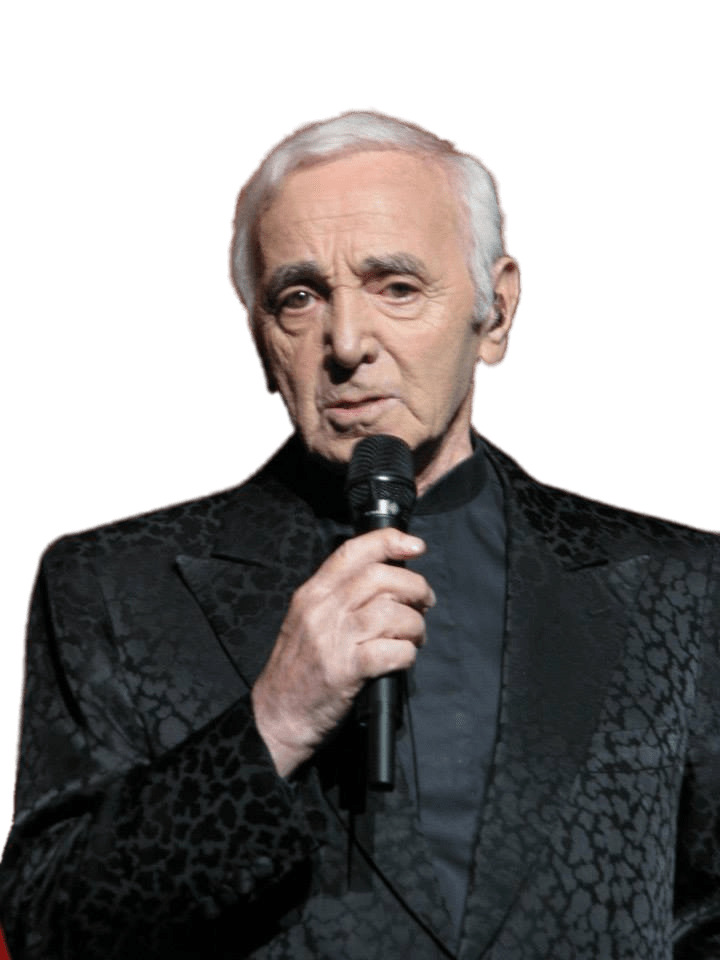 Charles Aznavour Tuxedo icons