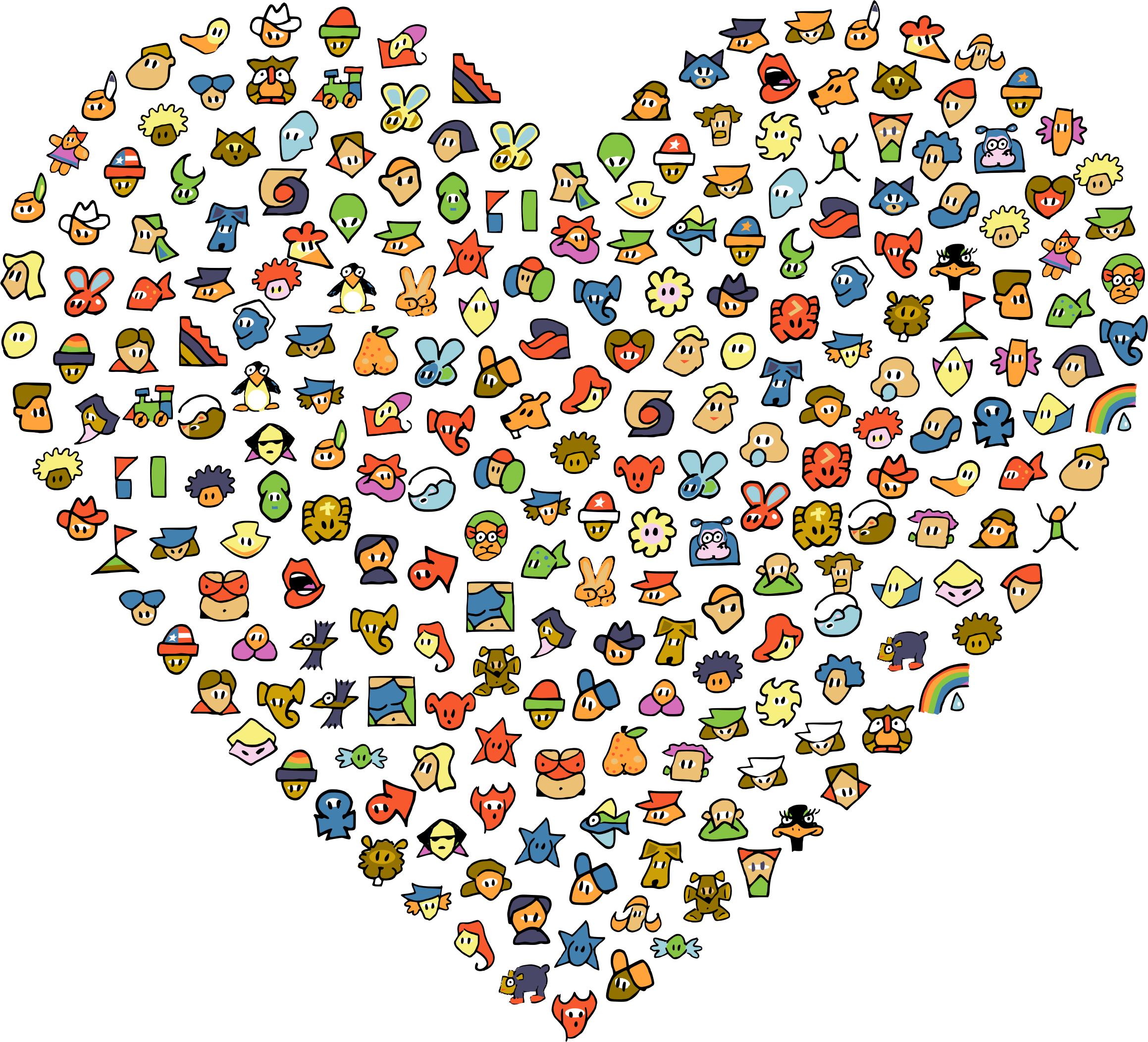 Chat Avatar Icons Heart png