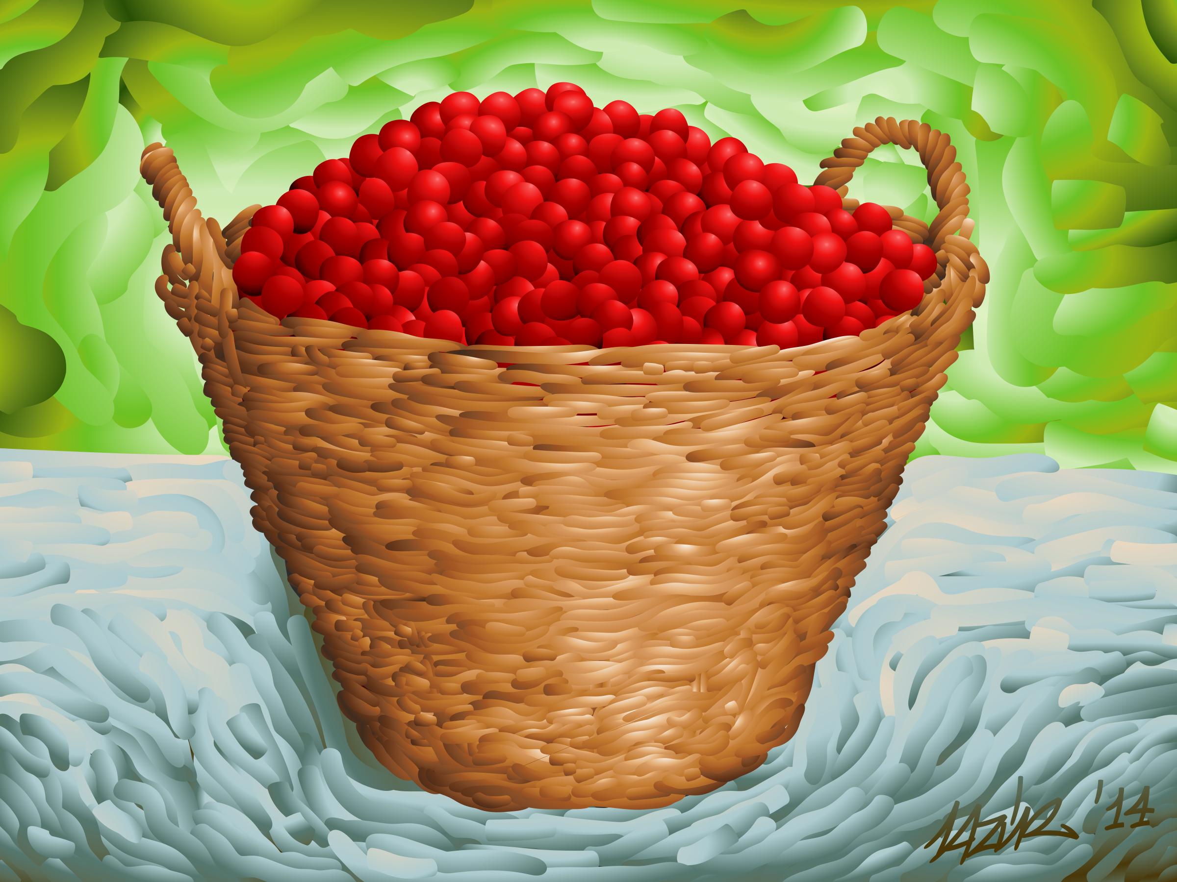 Cherry Basket png