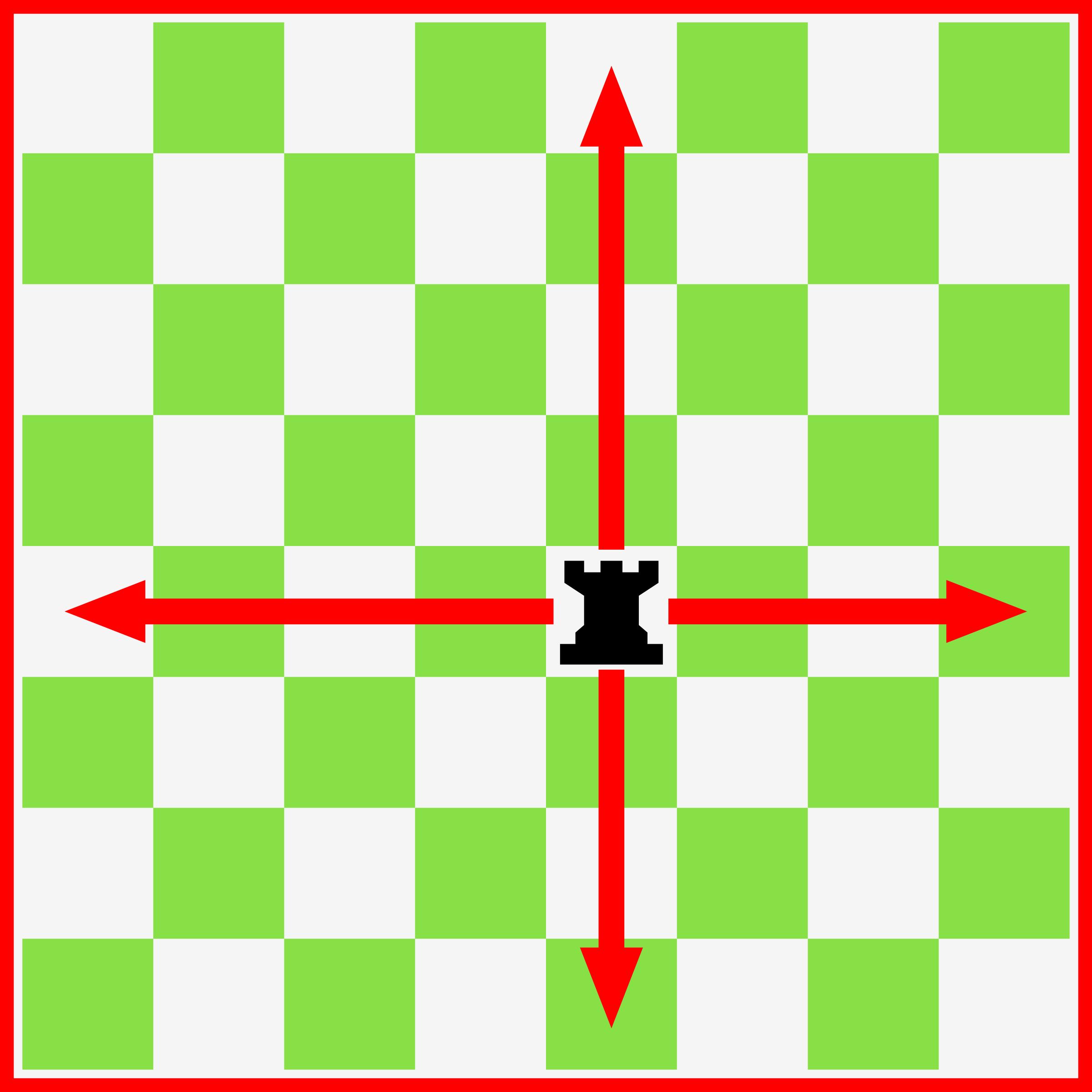 Chess Rook Movement / Movimiento Torre Ajedrez png
