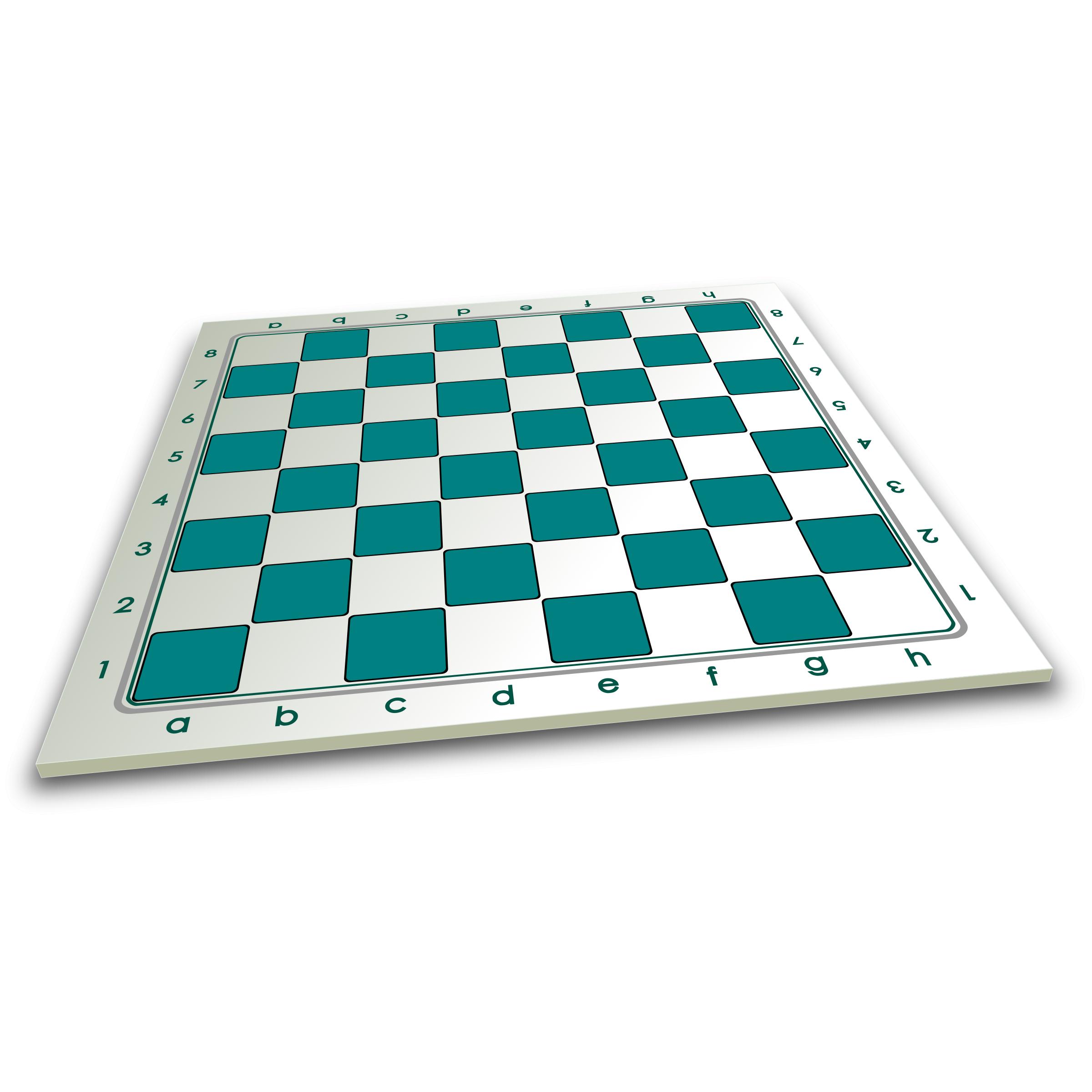 Chessboard in perspective 3D / Tablero en Perspectiva png