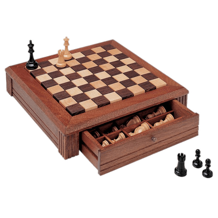 Chessboard With Drawer icons