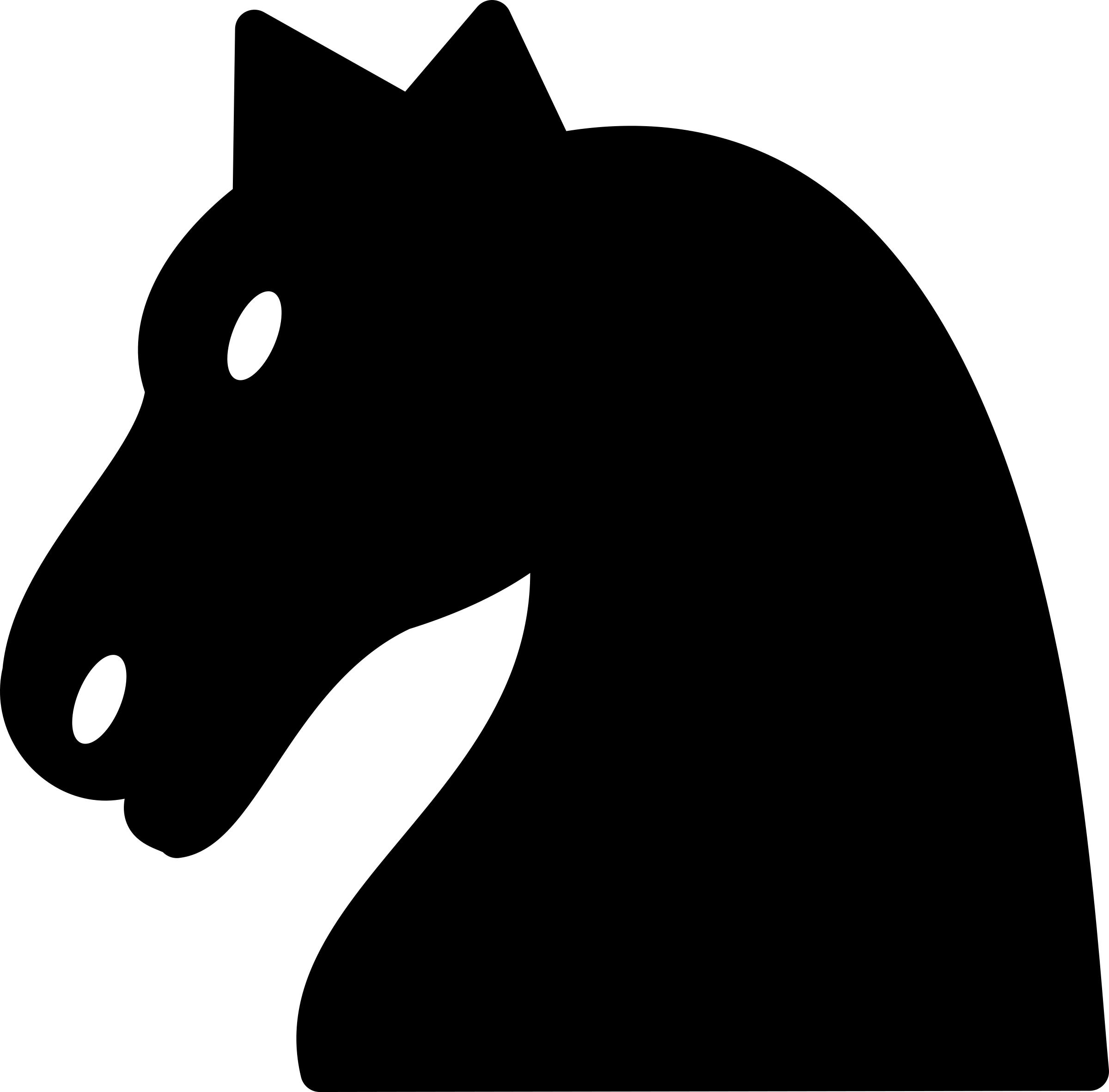 cheval noir png