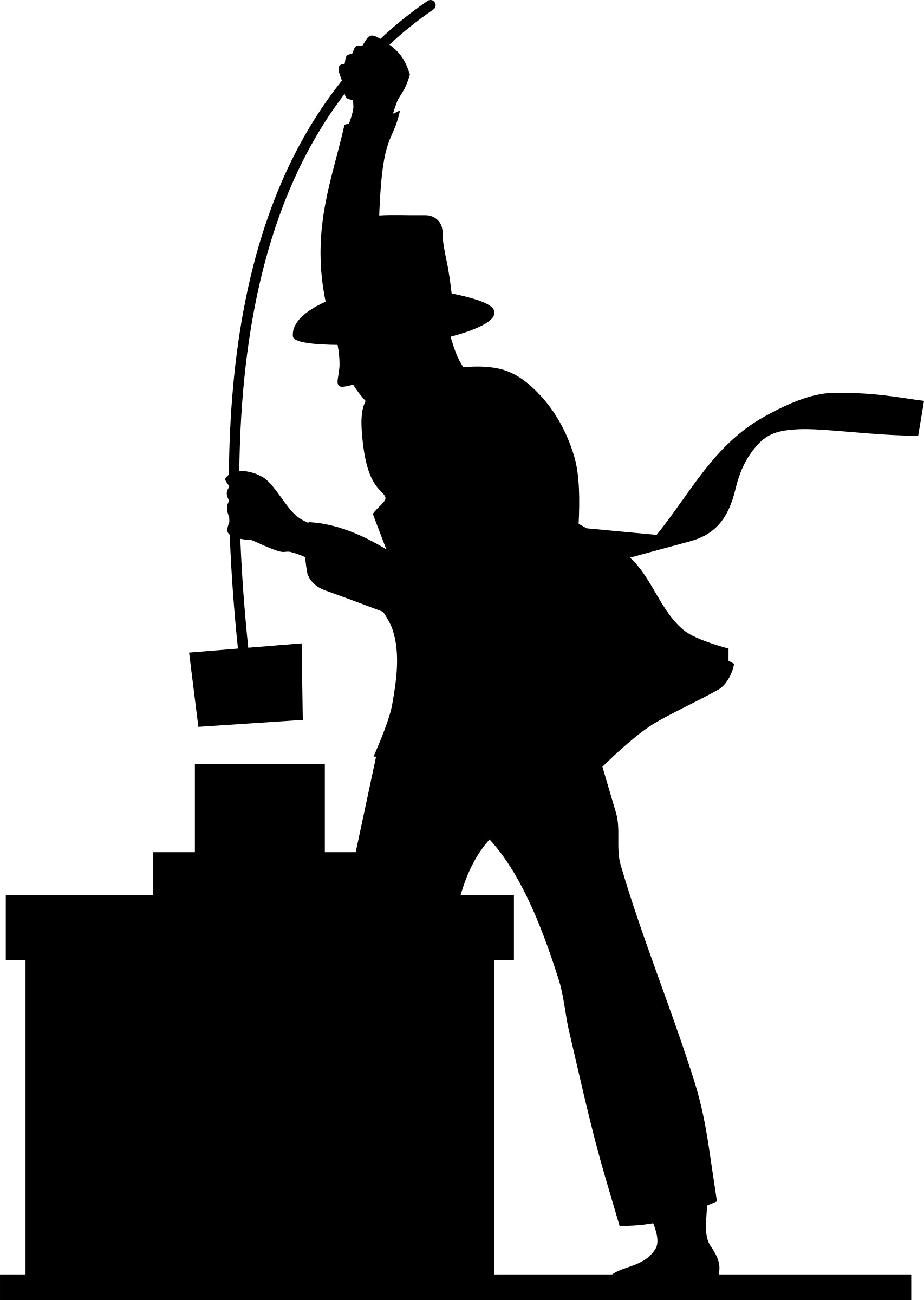 Chimney Sweeper Silhouette png icons