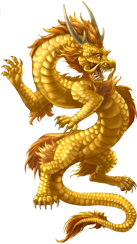 Chinese Dragon Gold icons