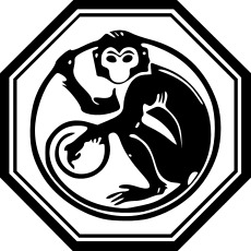 Chinese Horoscope Monkey Sign Clipart icons